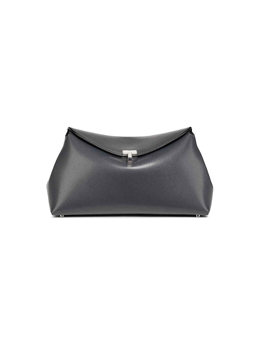 Womens T-Lock Convertible Leather Clutch Product Image