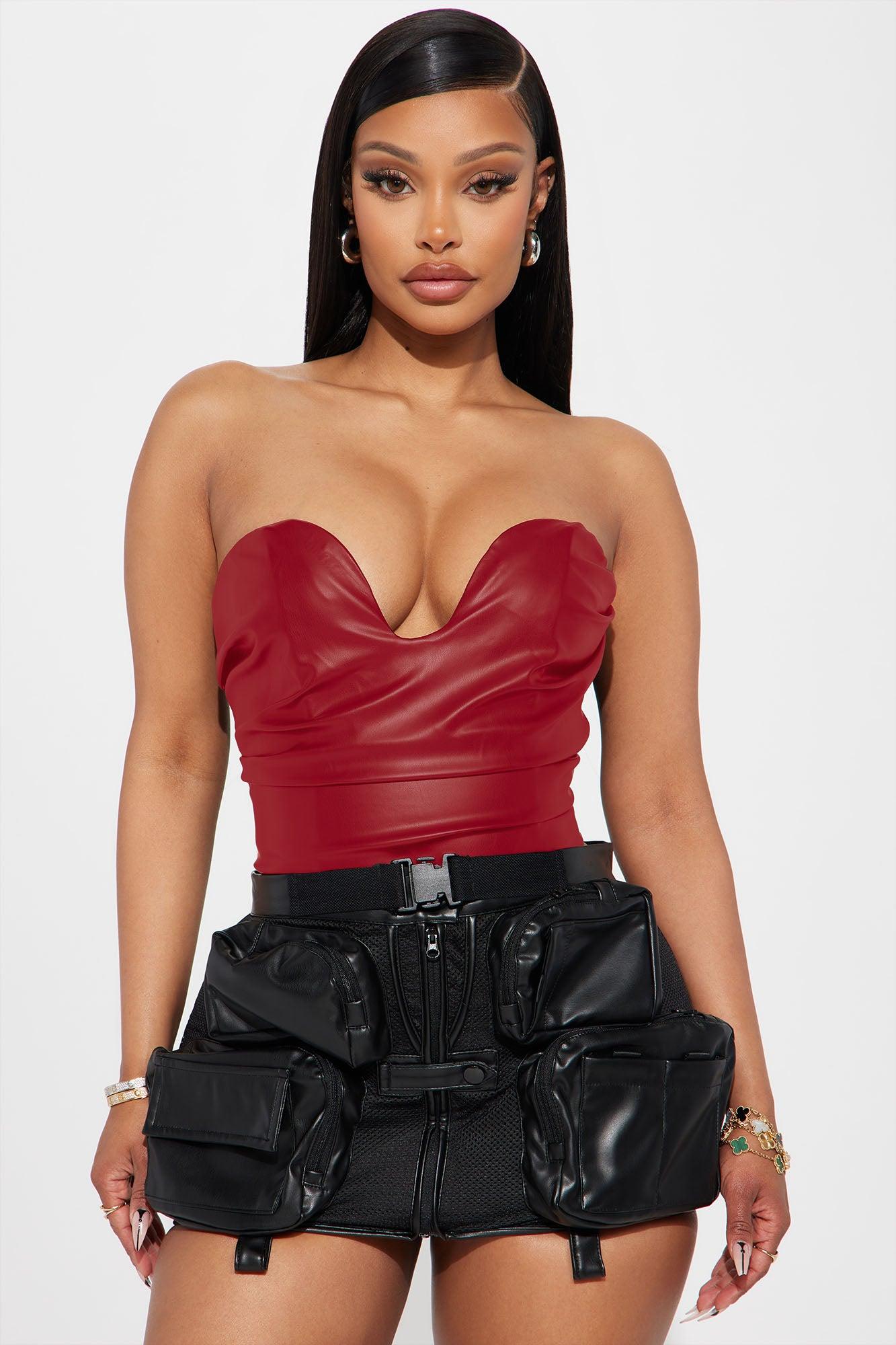 Like It Like That Bodysuit - Red Female Product Image