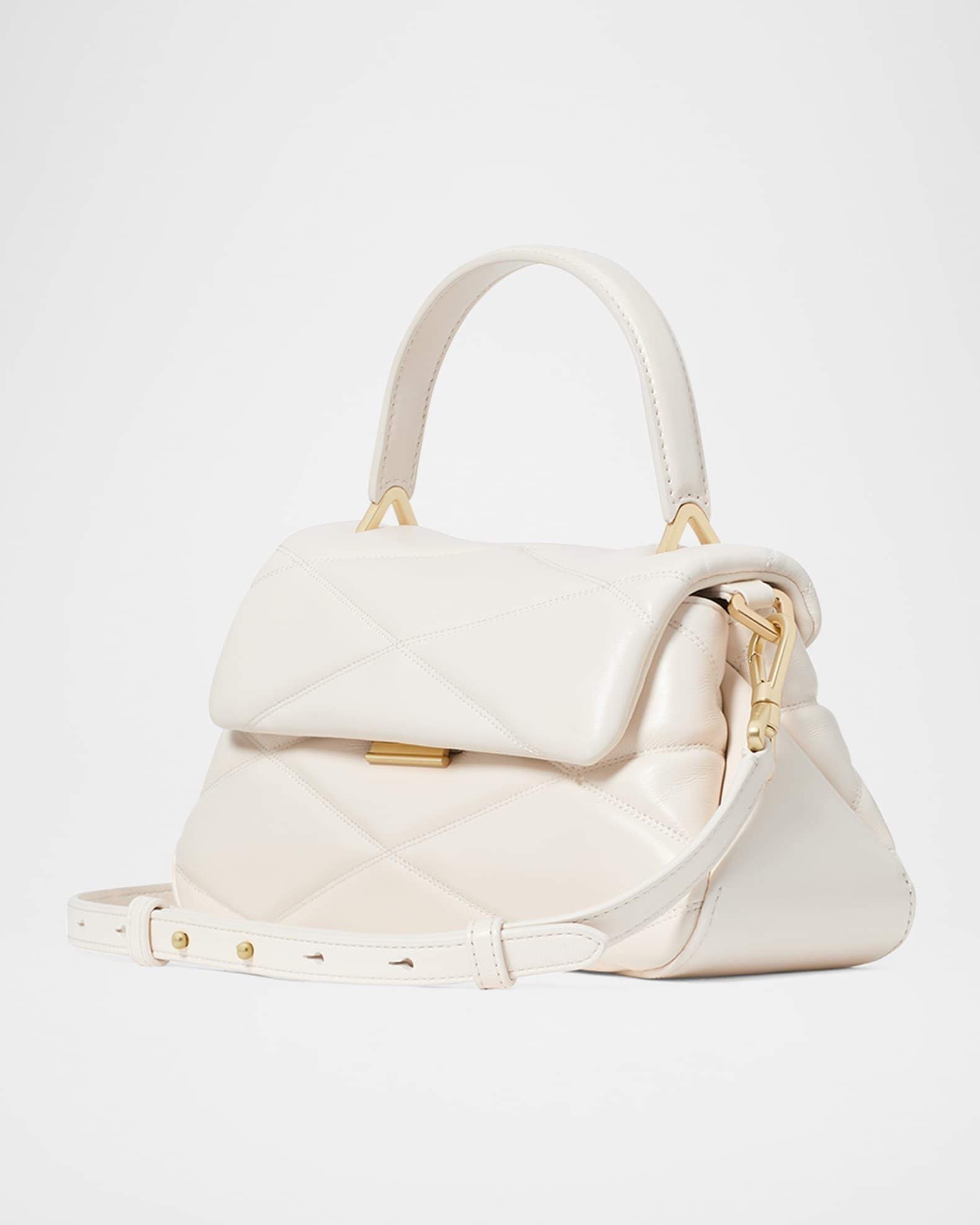 grace quilted leather top-handle bag Product Image