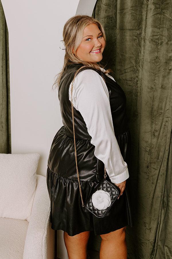 Rockstar Appeal Faux Leather Dress Curves Product Image