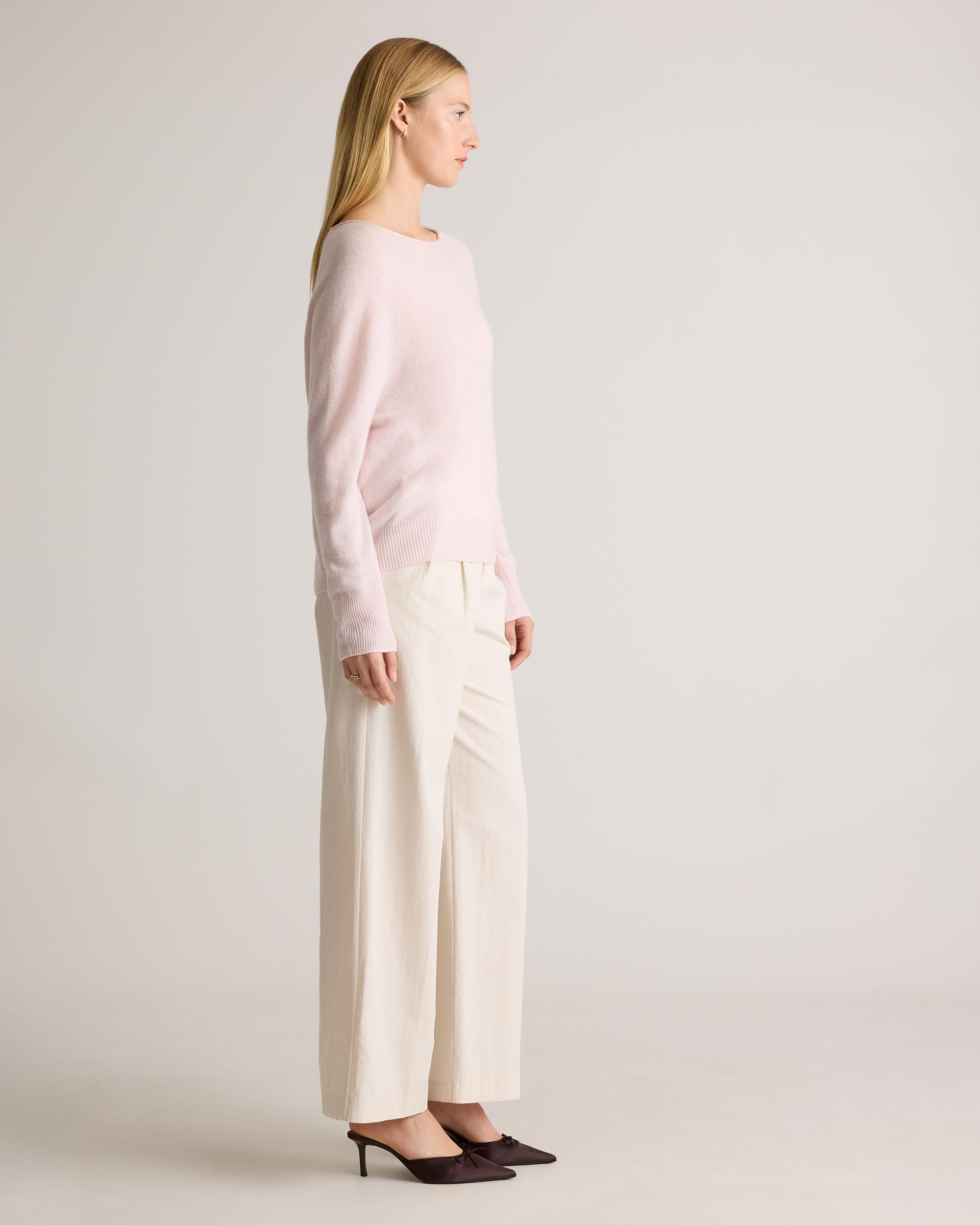 Quince | Women's Mongolian Cashmere Boatneck Sweater Product Image