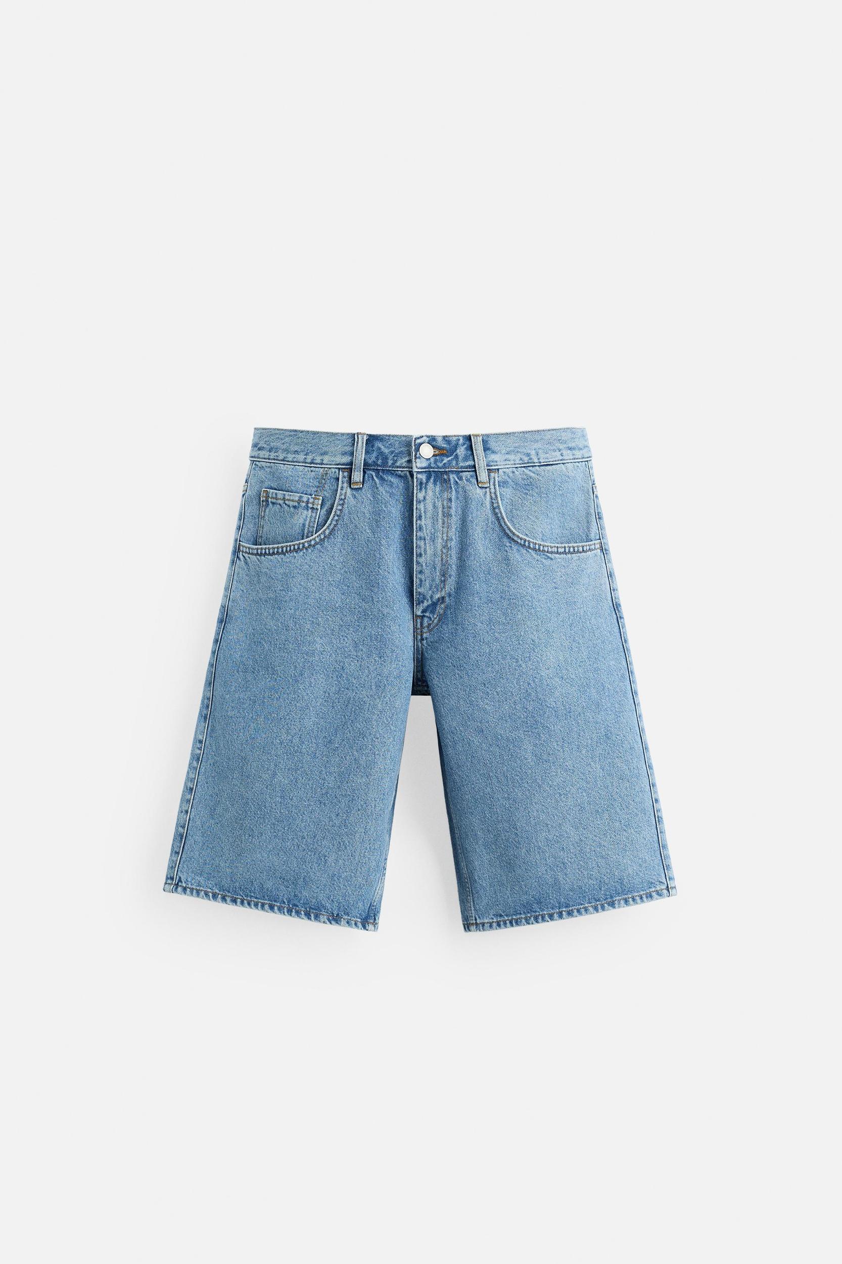BAGGY FIT DENIM SHORTS Product Image