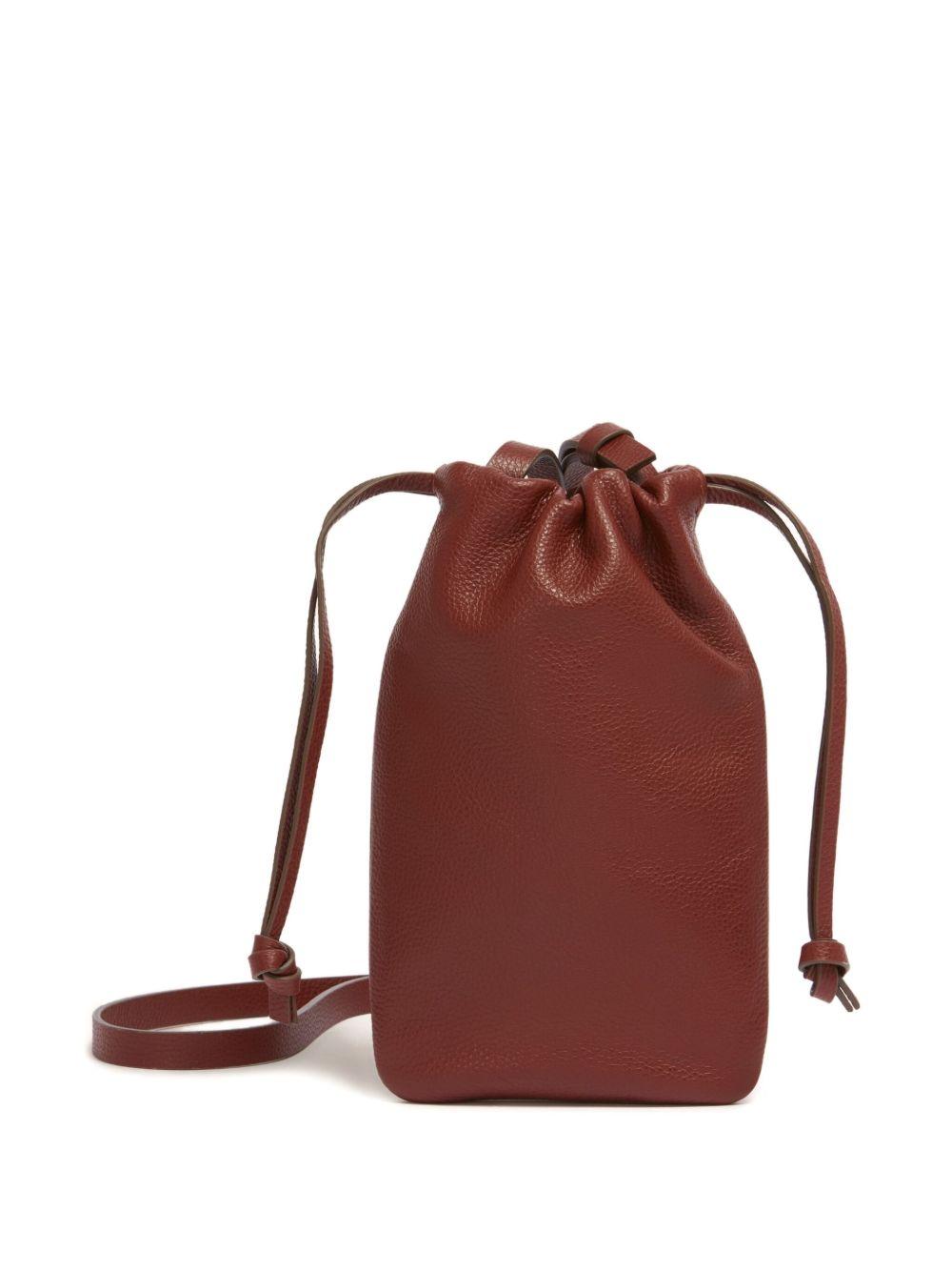 drawstring leather wallet Product Image