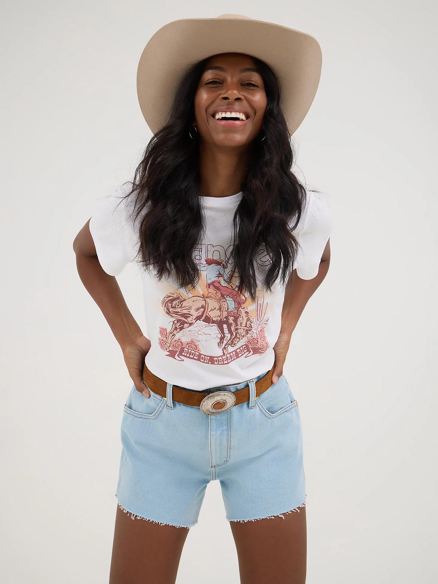 Wrangler® x Yellow Rose by Kendra Scott Reworked Short | Women's SHORTS & SKIRTS | Wrangler® Product Image