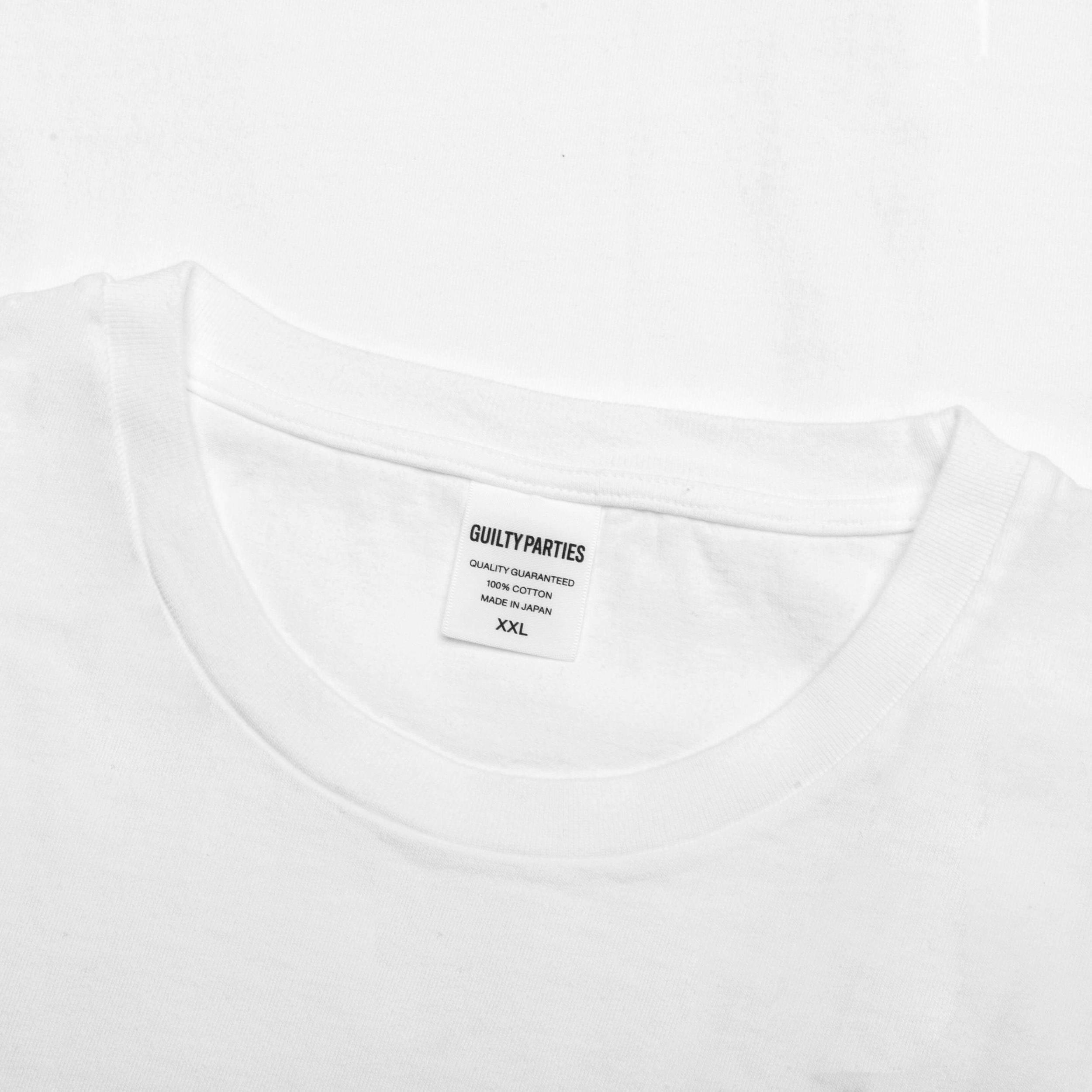 Washed Heavyweight Crewneck Type-1 T-Shirt - White Male Product Image
