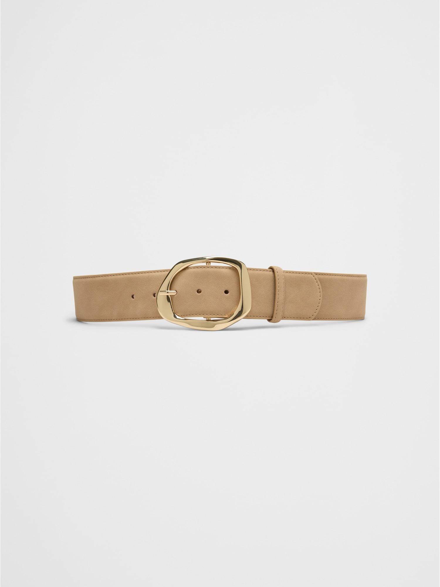 Vegan Suede Buckle Belt Product Image