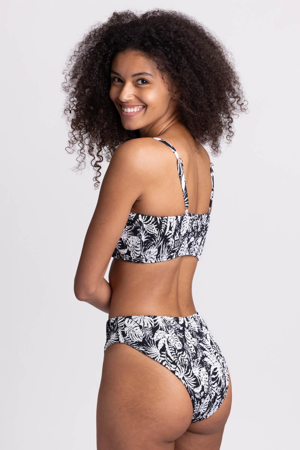 Hazel Smocked Bikini Bottom - Tropicana Female Product Image