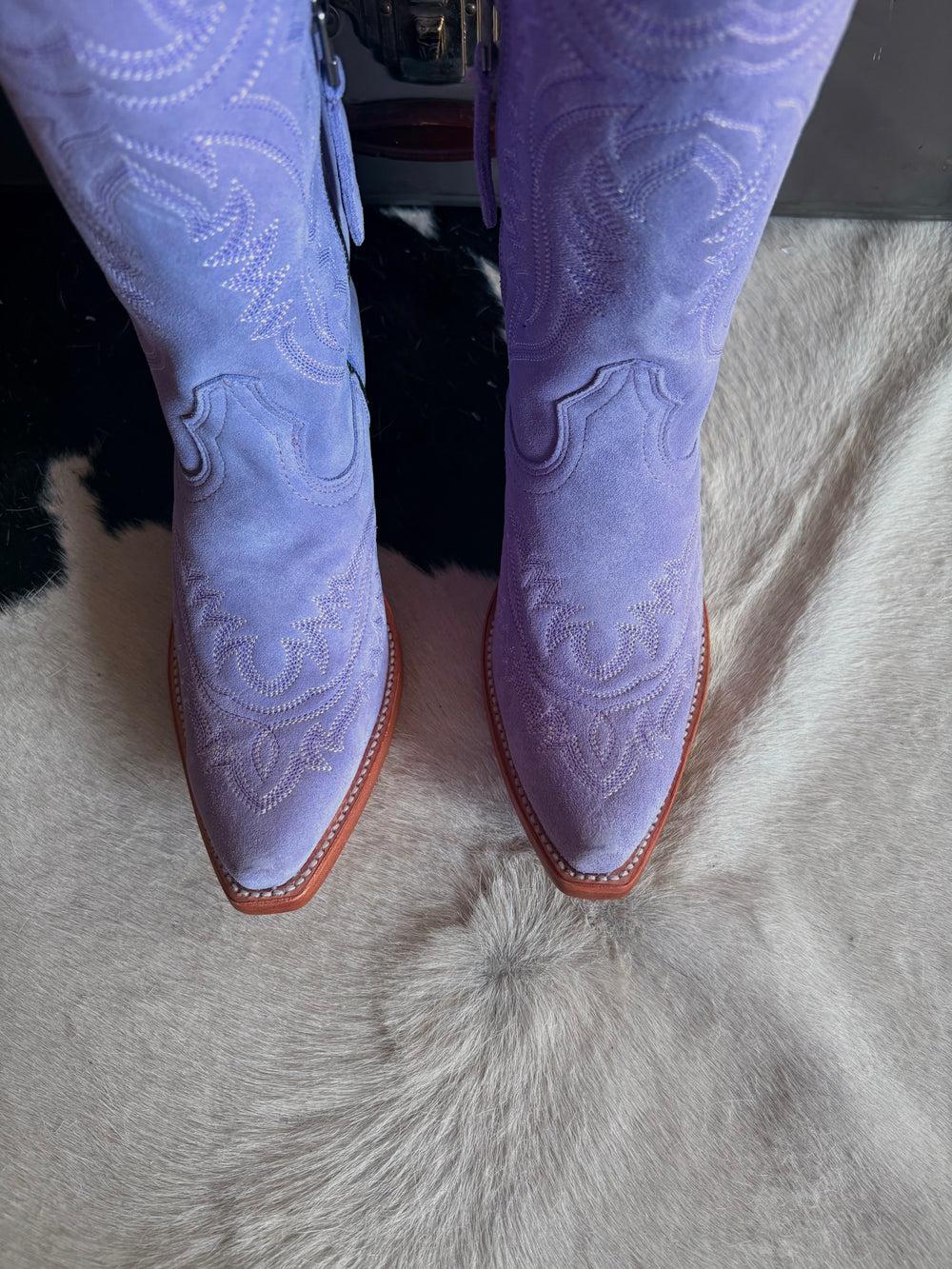 Women's Ariat Purple Casanova XToe Boots Product Image