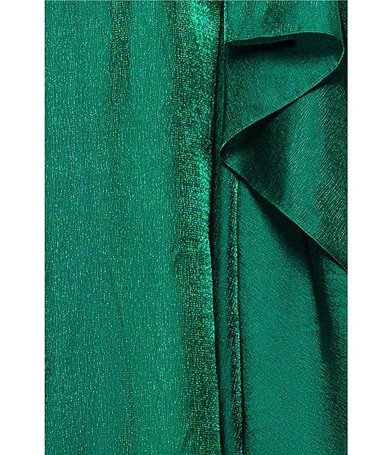 Xscape Strapless Organza Ruffle Gown Product Image