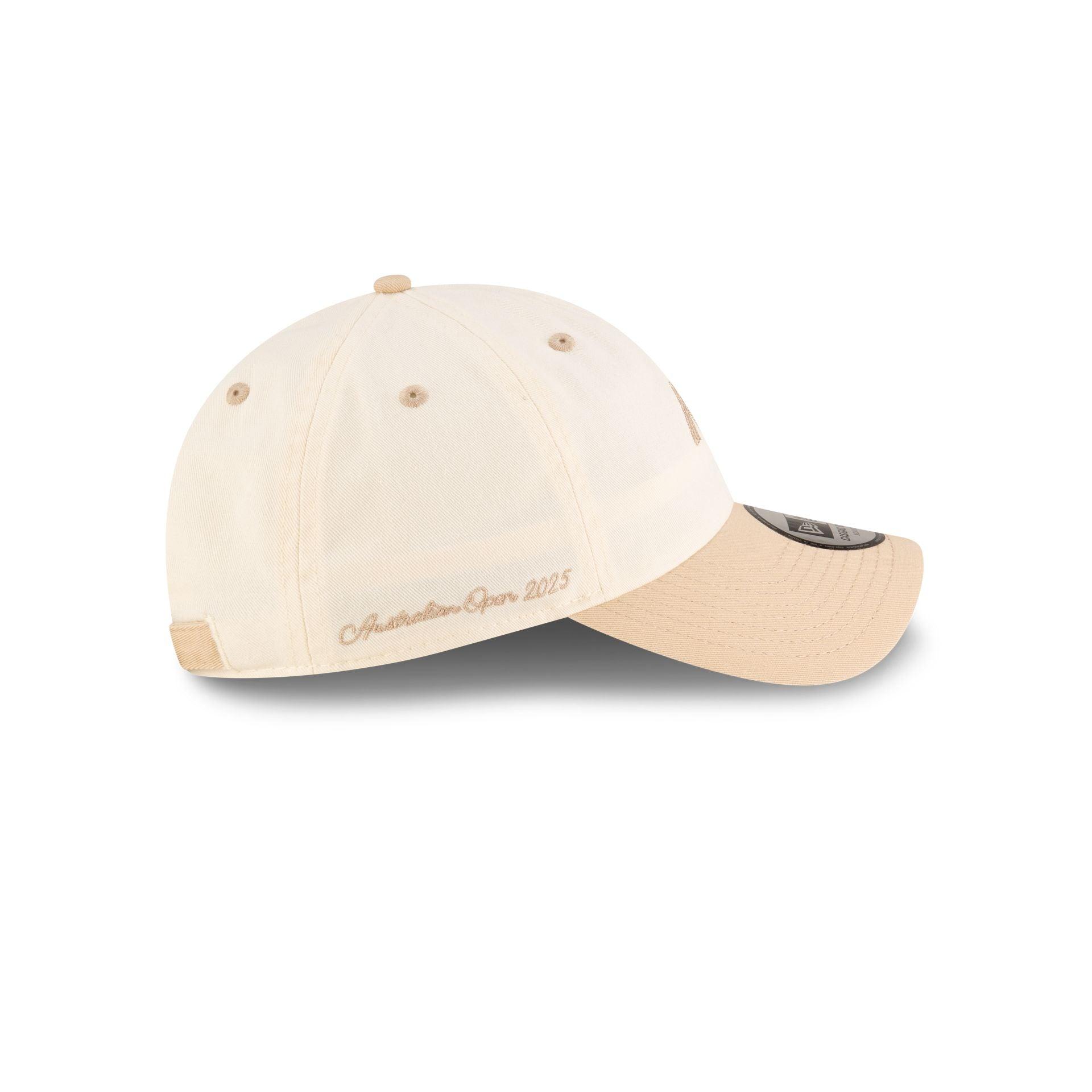 2025 Australian Open Cream Oat Casual Classic Adjustable Hat Male Product Image