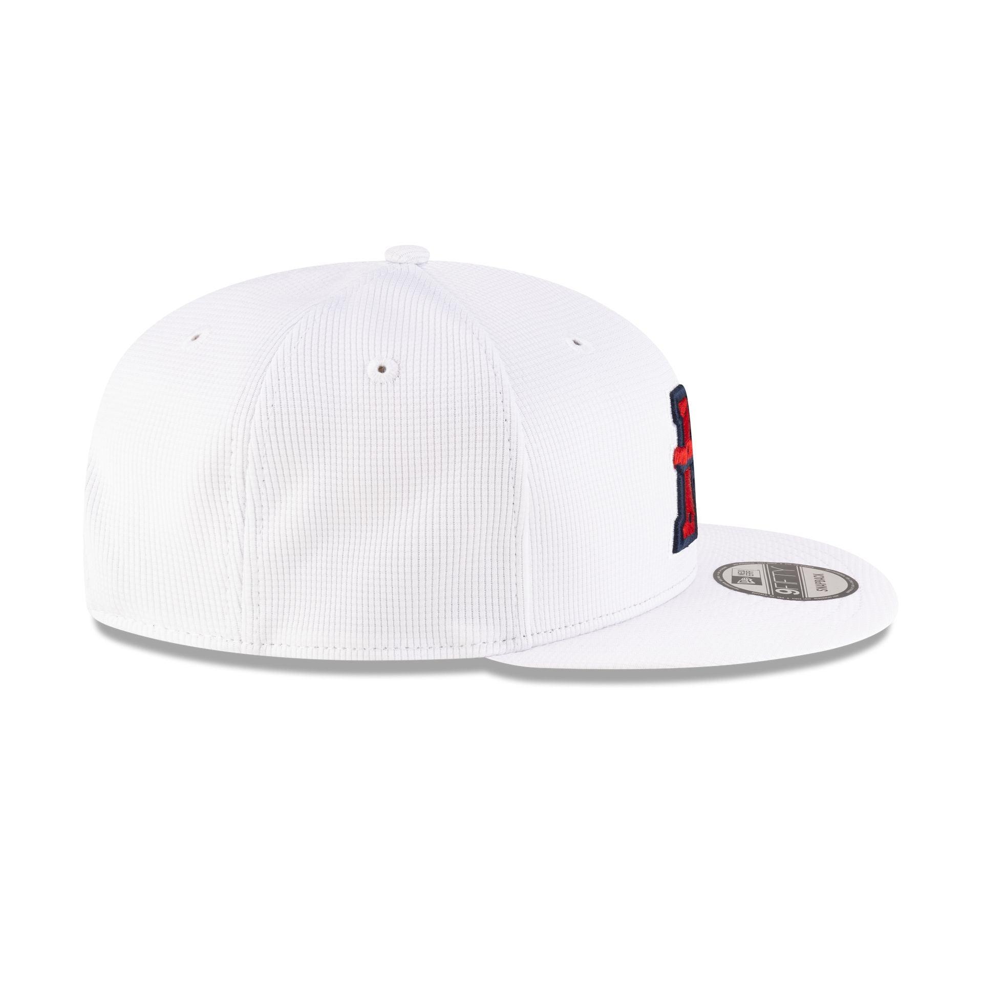 Houston Roughnecks White 9FIFTY Snapback Hat Male Product Image