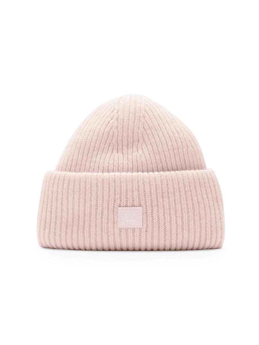 Womens Face Logo Wool Beanie Product Image