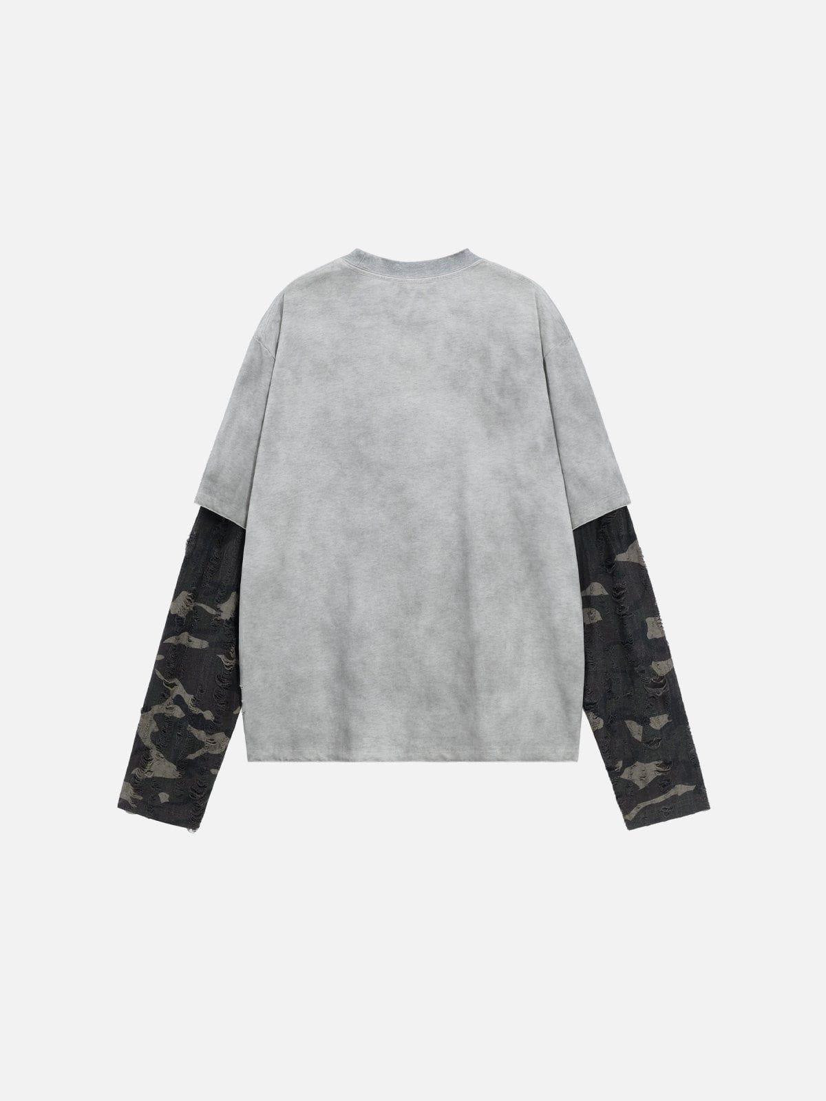 Aelfric Eden Camouflage Layered Long Sleeve Tee Product Image