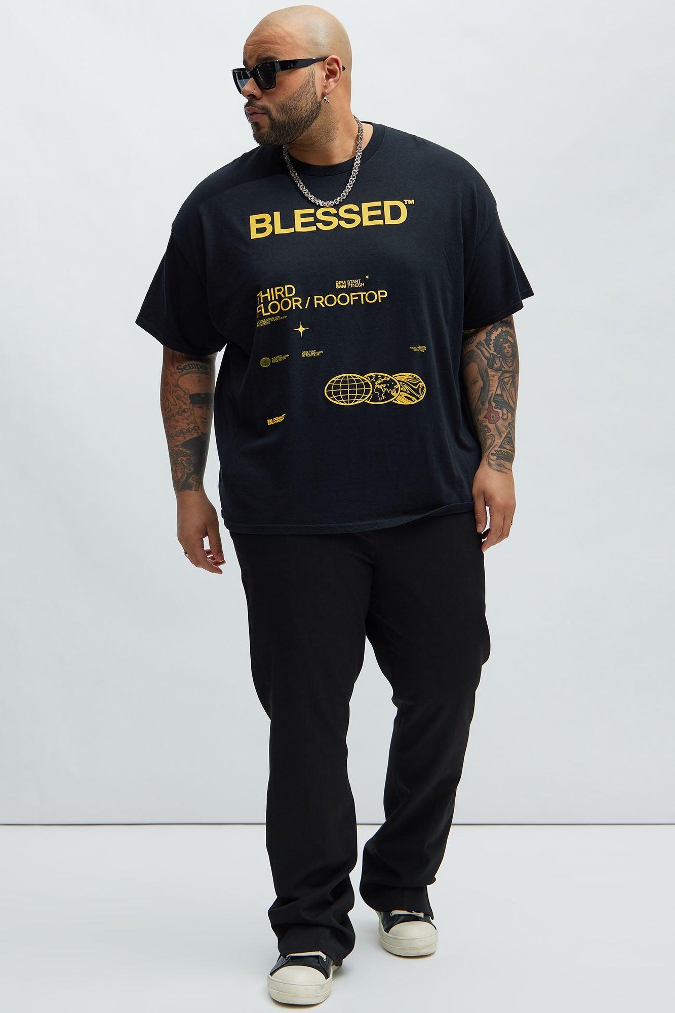 Highly Blessed Short Sleeve Tee - Black Product Image