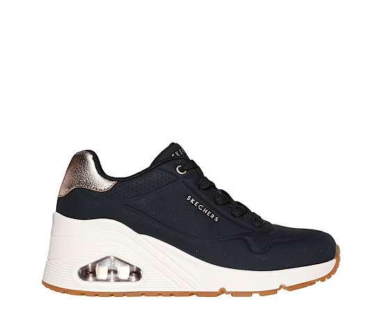 Skechers Womens Uno Wedge Hi Steps Sneaker Product Image