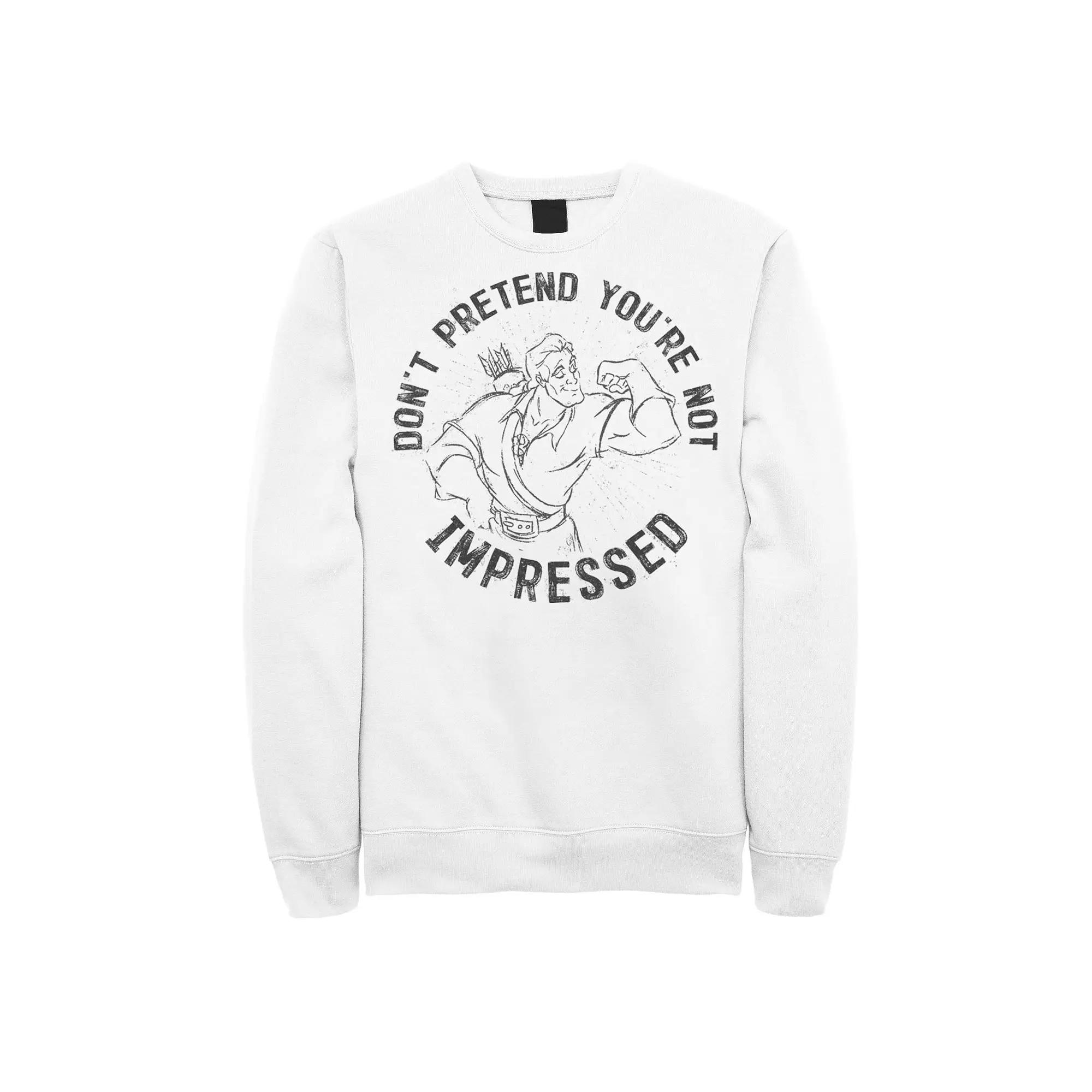 Disney's Beauty And The Beast Men's Gaston Muscles Fleece,  Product Image