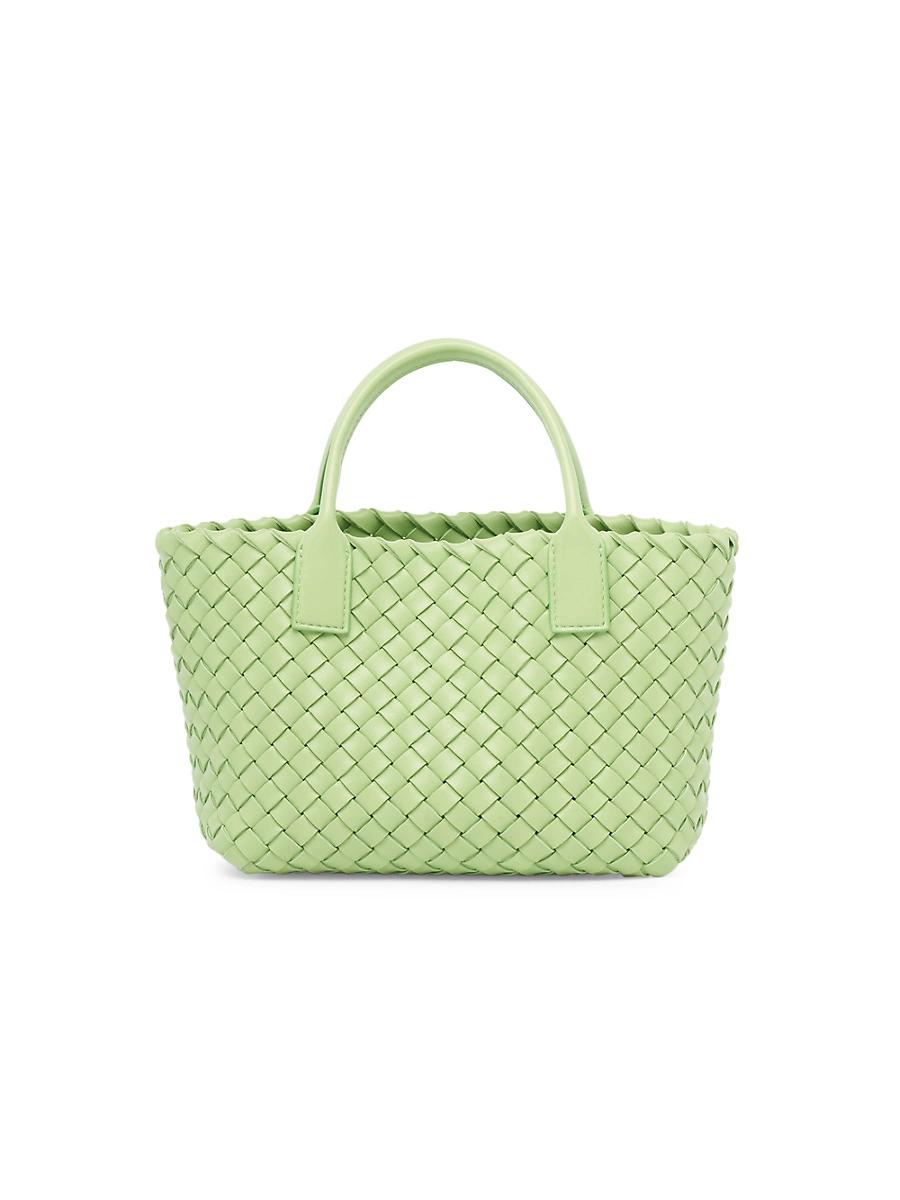 Womens Mini Cabat Leather Tote Product Image