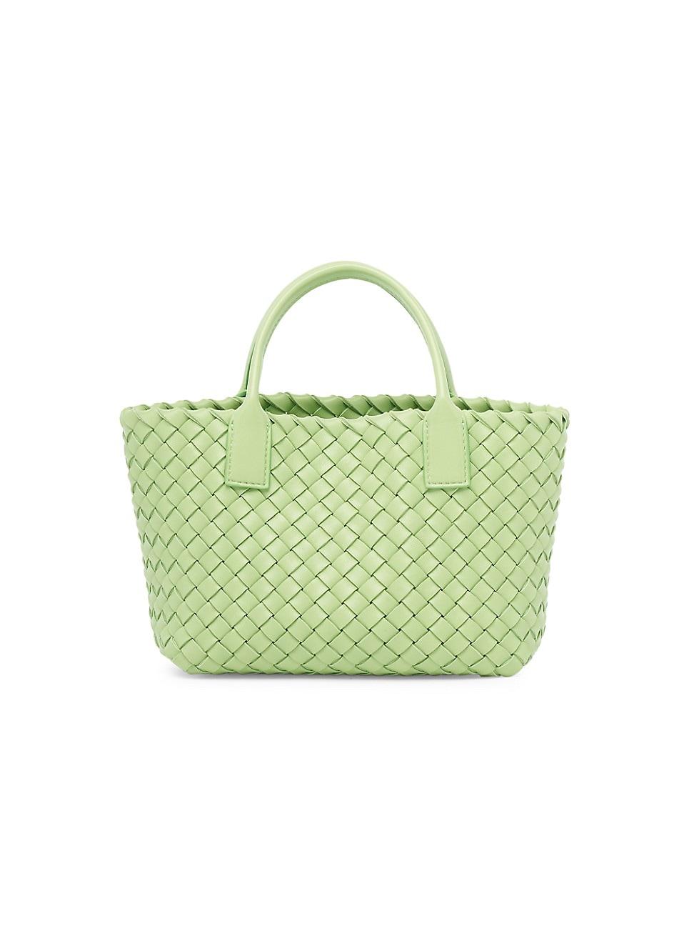 Womens Mini Cabat Leather Tote Product Image