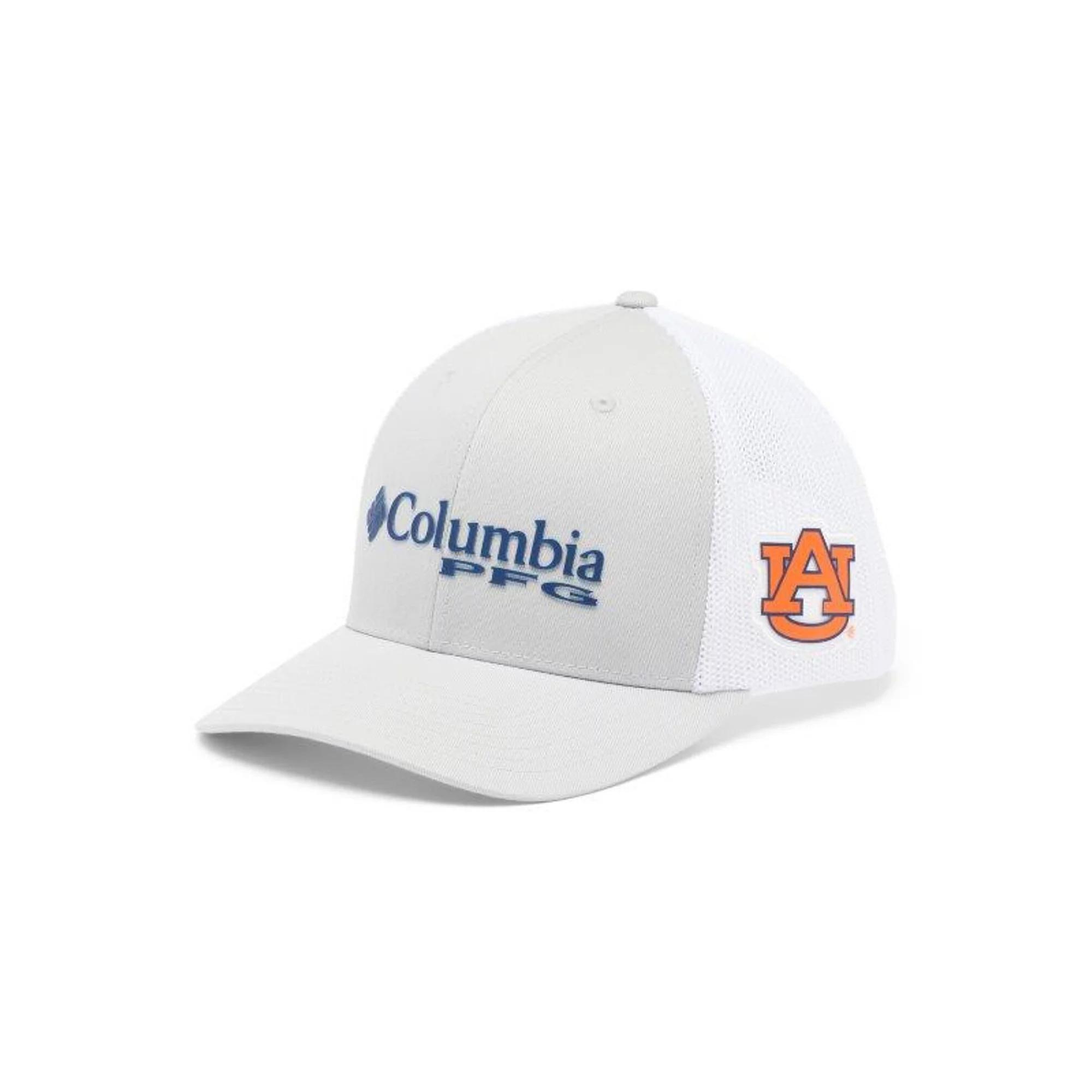 Mens Columbia Gray Auburn Tigers PFG Snapback Hat Product Image