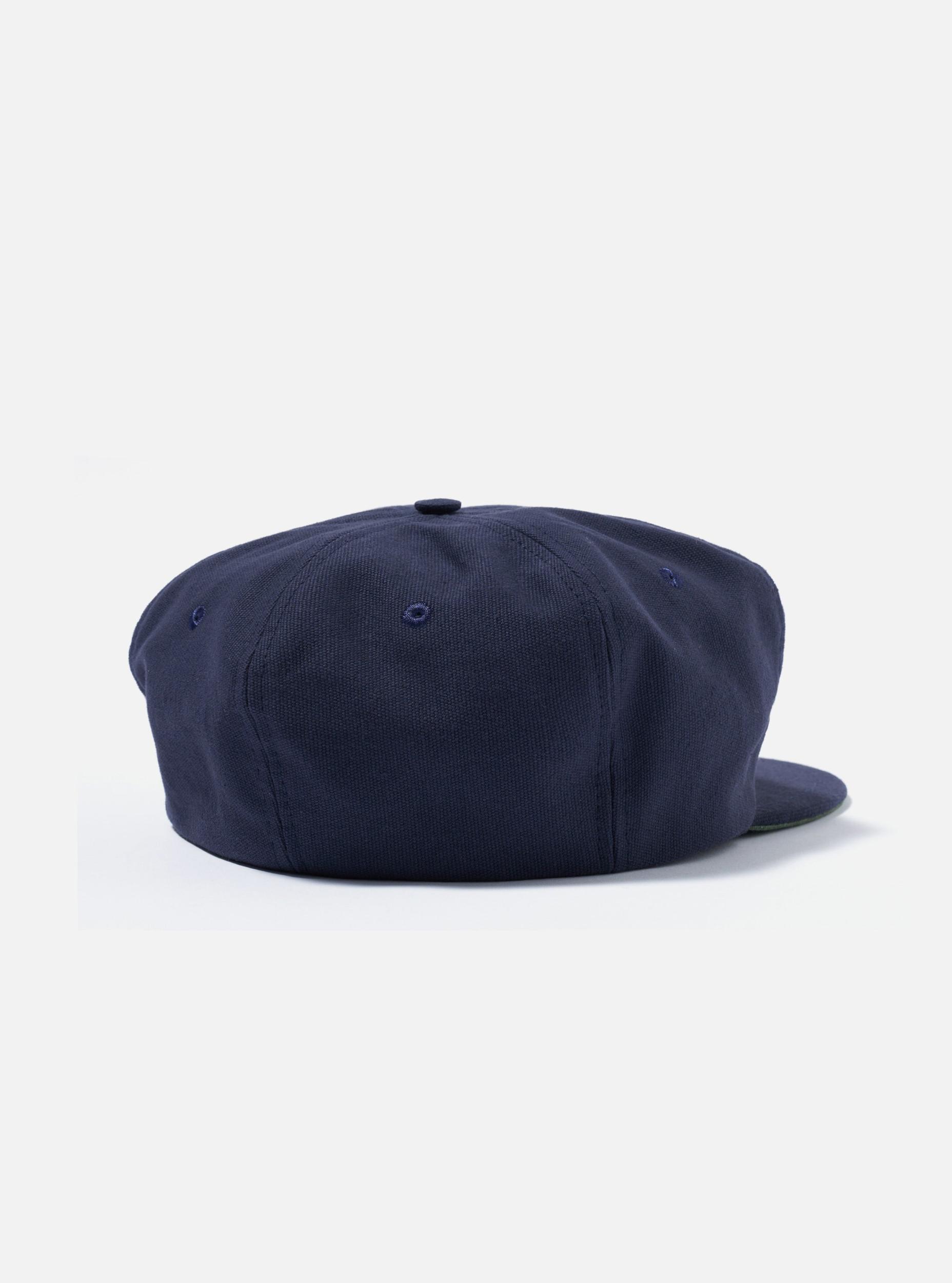 Navy Canvas Cricket Cap Product Image