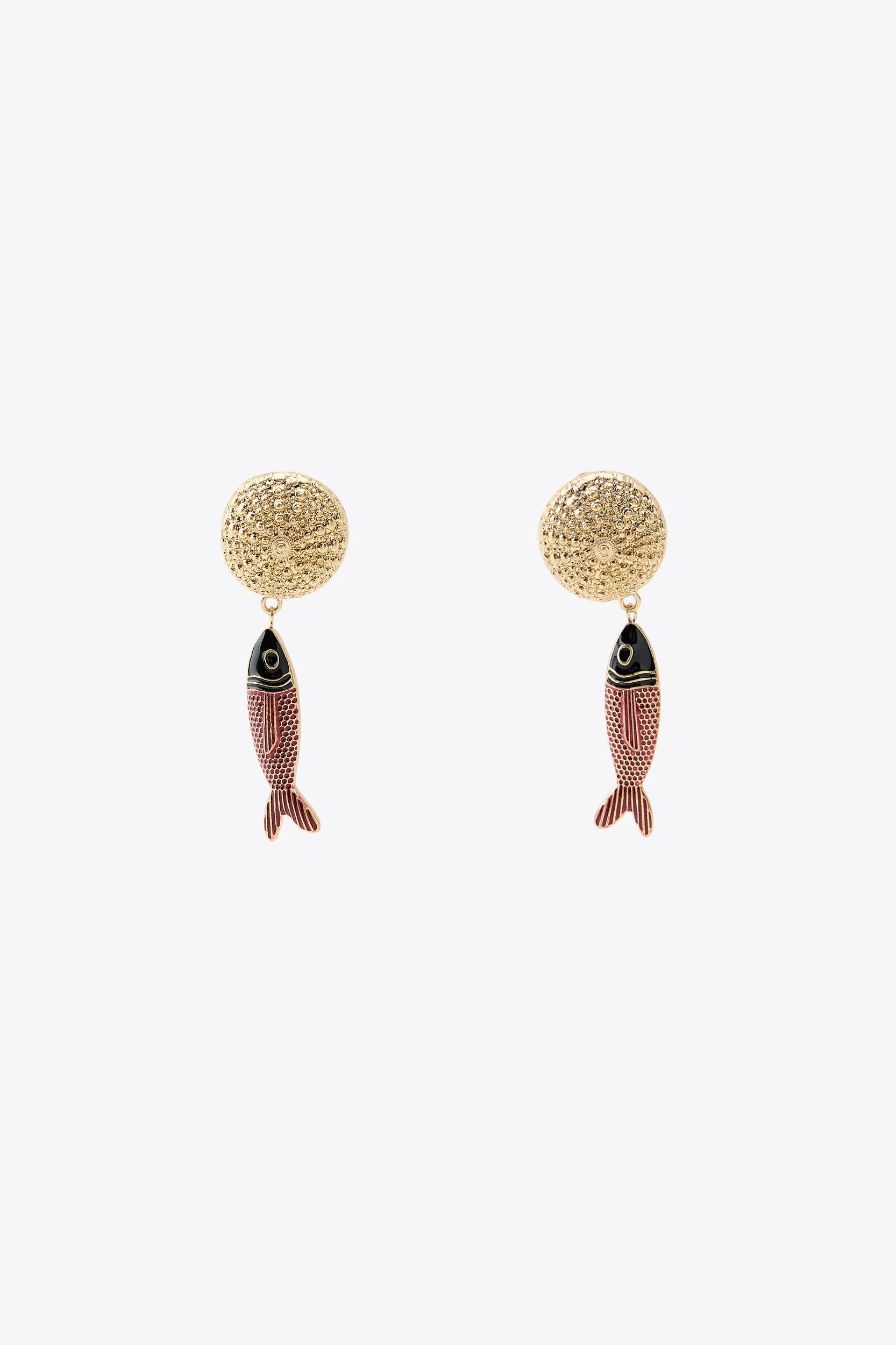 CIRCULAR FISH EARRINGS Product Image