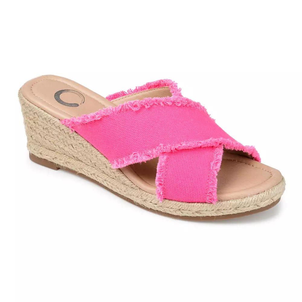 Journee Shanni Women's Wedge Sandals,  Product Image