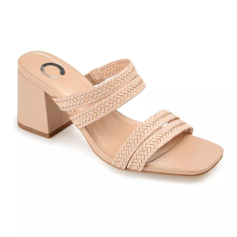 Journee Natia Women's Block Heel Sandals,  Product Image