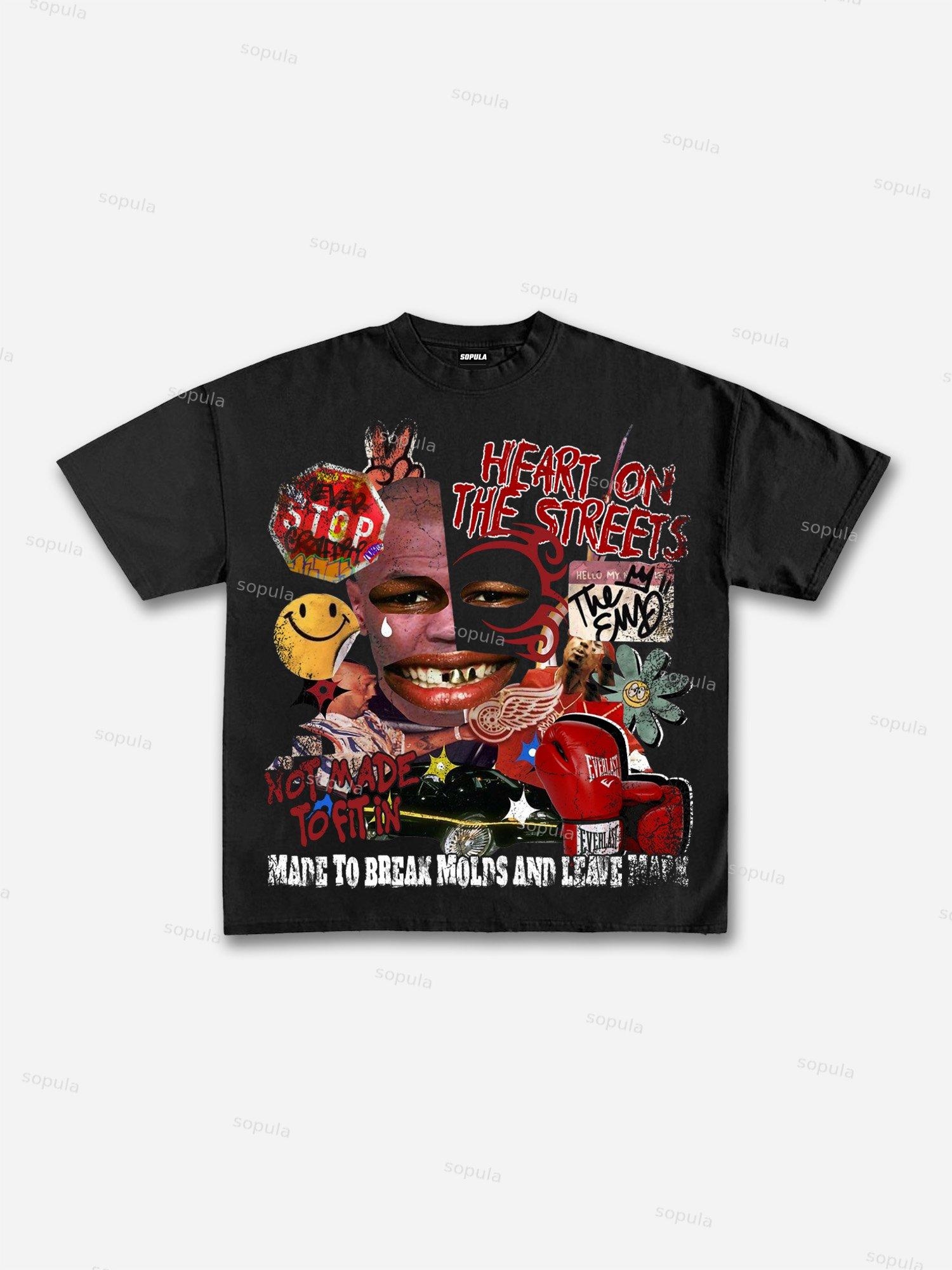 Money Makers Graphics Fly Rich Printed Casual T-Shirt Product Image