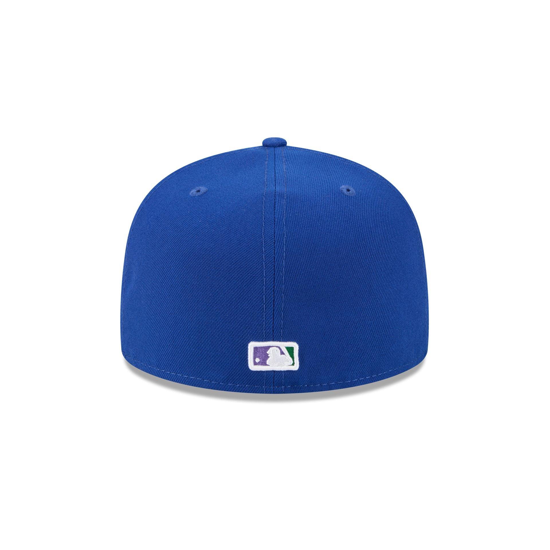 New York Mets Black Poly Rope Split Panel 59FIFTY Fitted Hat Male Product Image