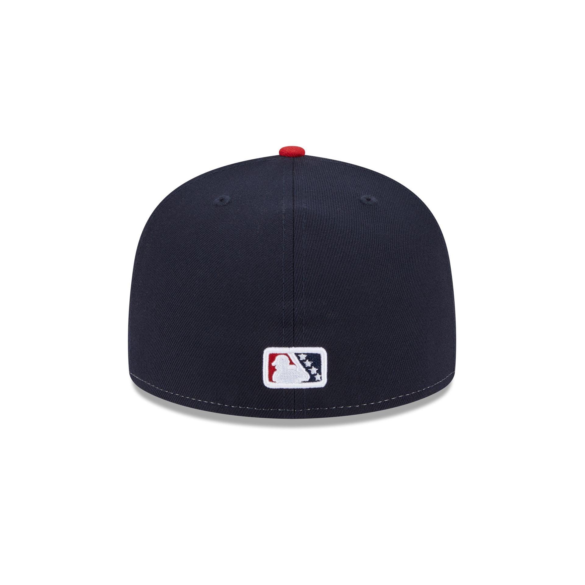 Myrtle Beach Pelicans Theme Night Navy Sidepatch59FIFTY Fitted Hat Male Product Image