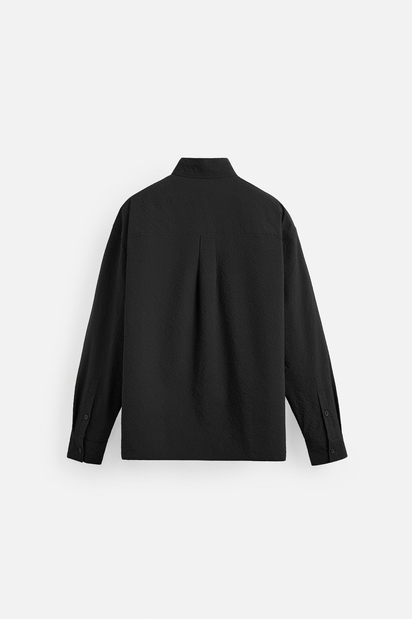 RELAXED FIT SEERSUCKER SHIRT Product Image