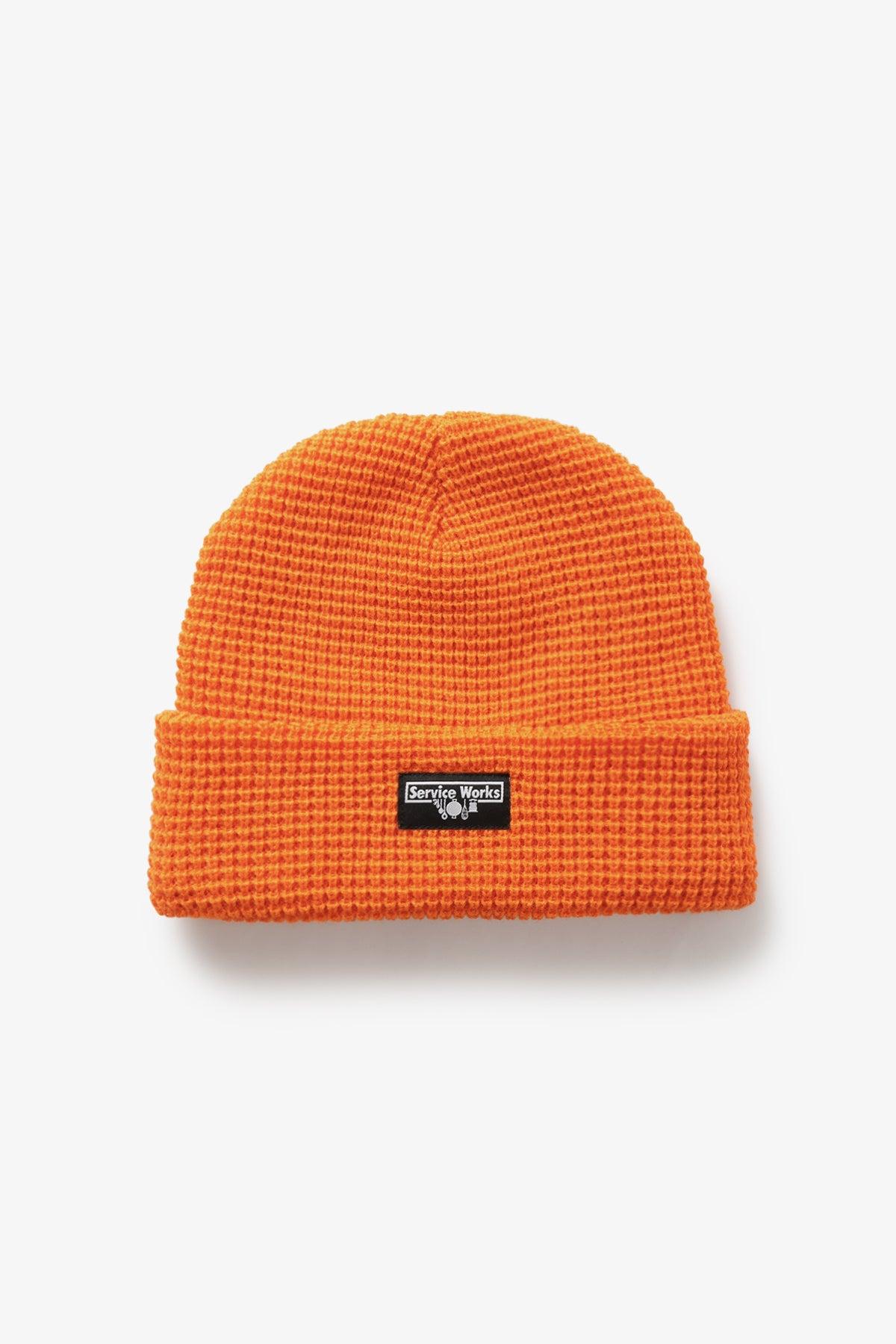 Waffle Logo Beanie - Orange Product Image