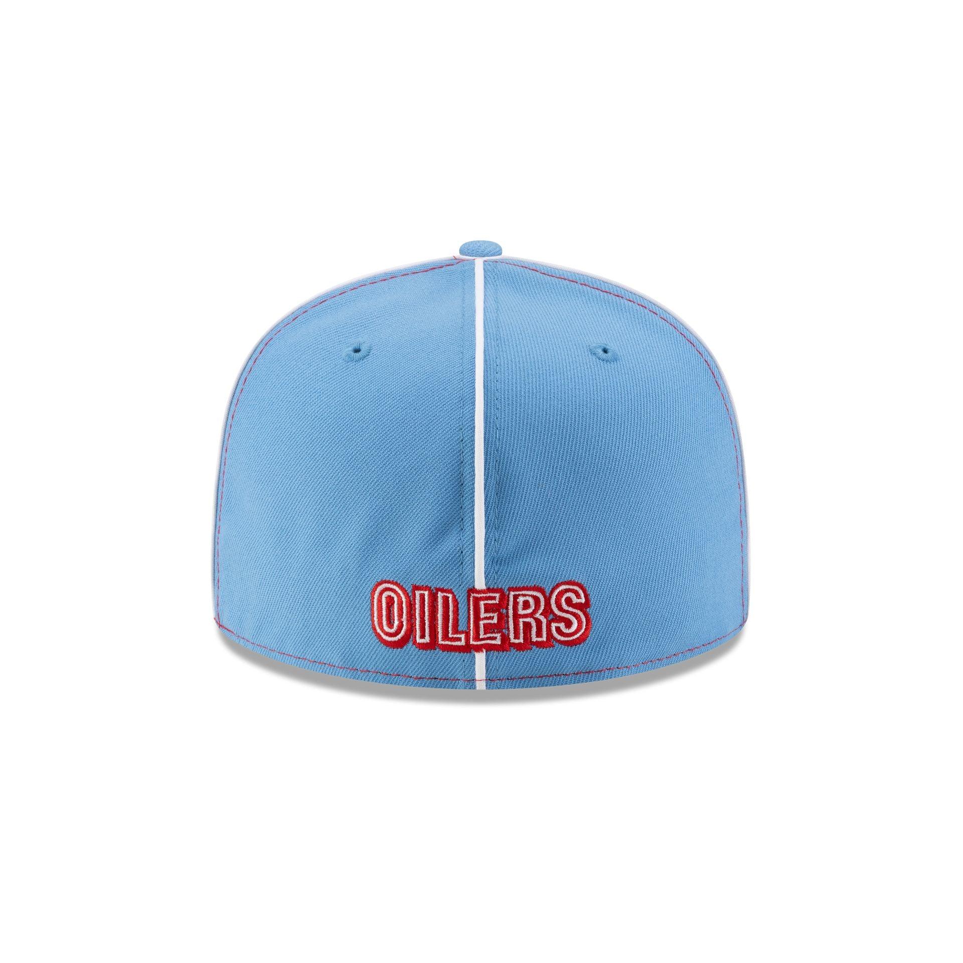Oilers Two-Tone Pinwheel 59FIFTY Fitted Hat Male Product Image