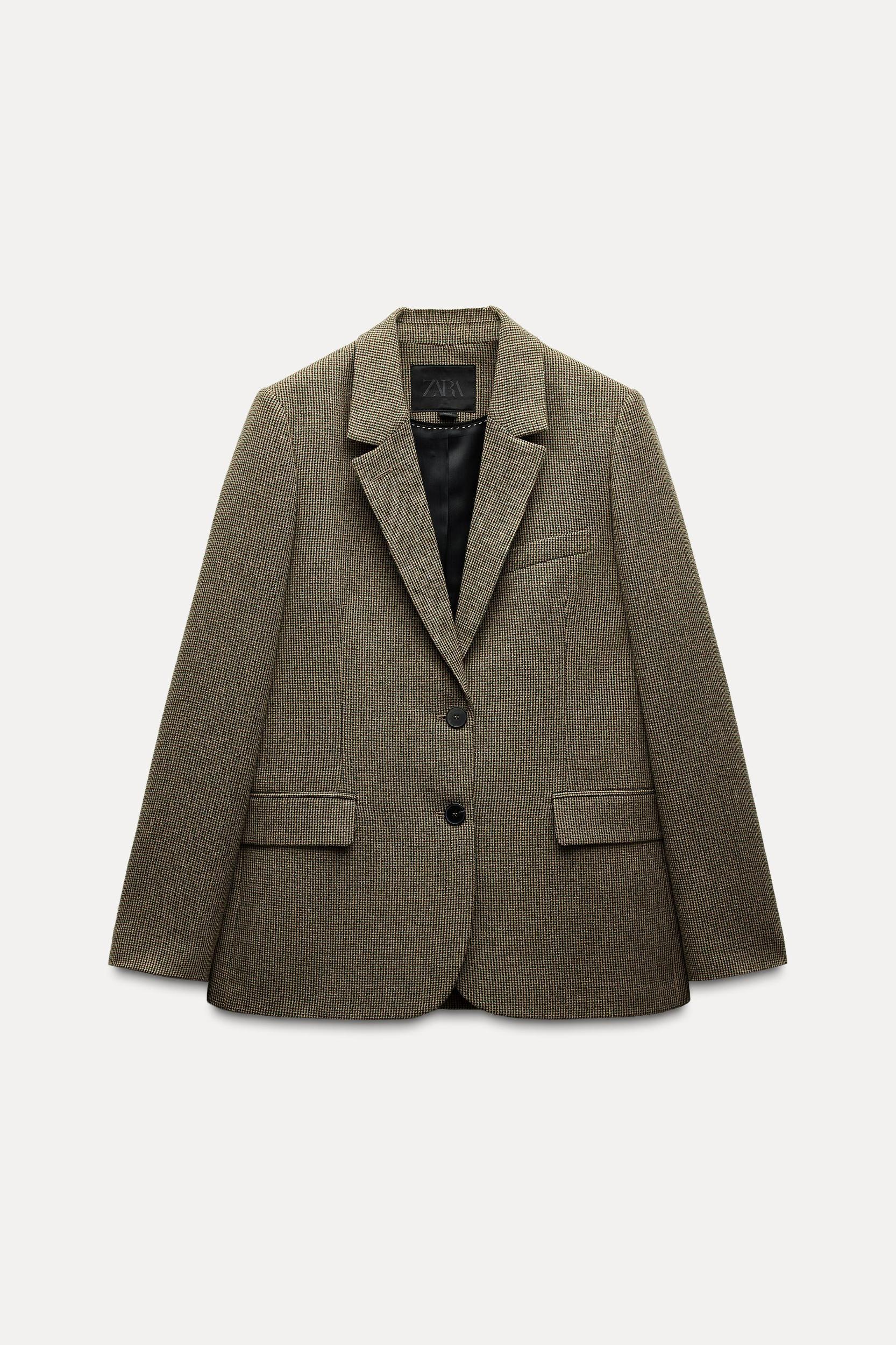 CHECKERED BLAZER ZW COLLECTION Product Image