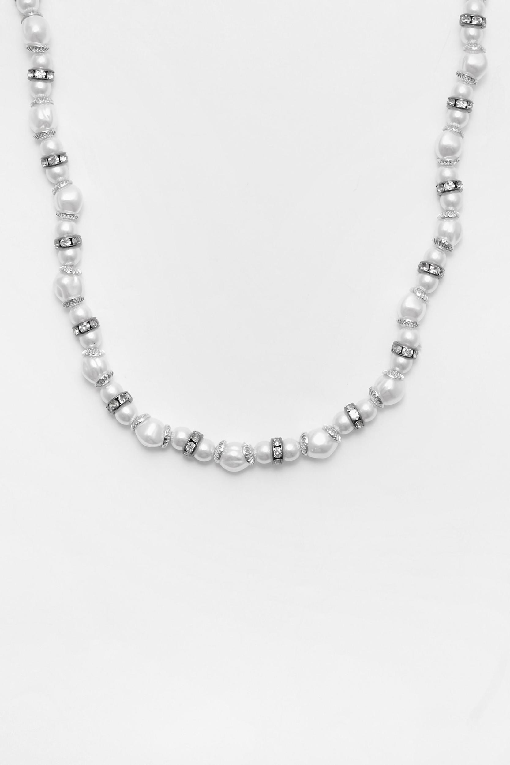 Faux pearl necklace Product Image