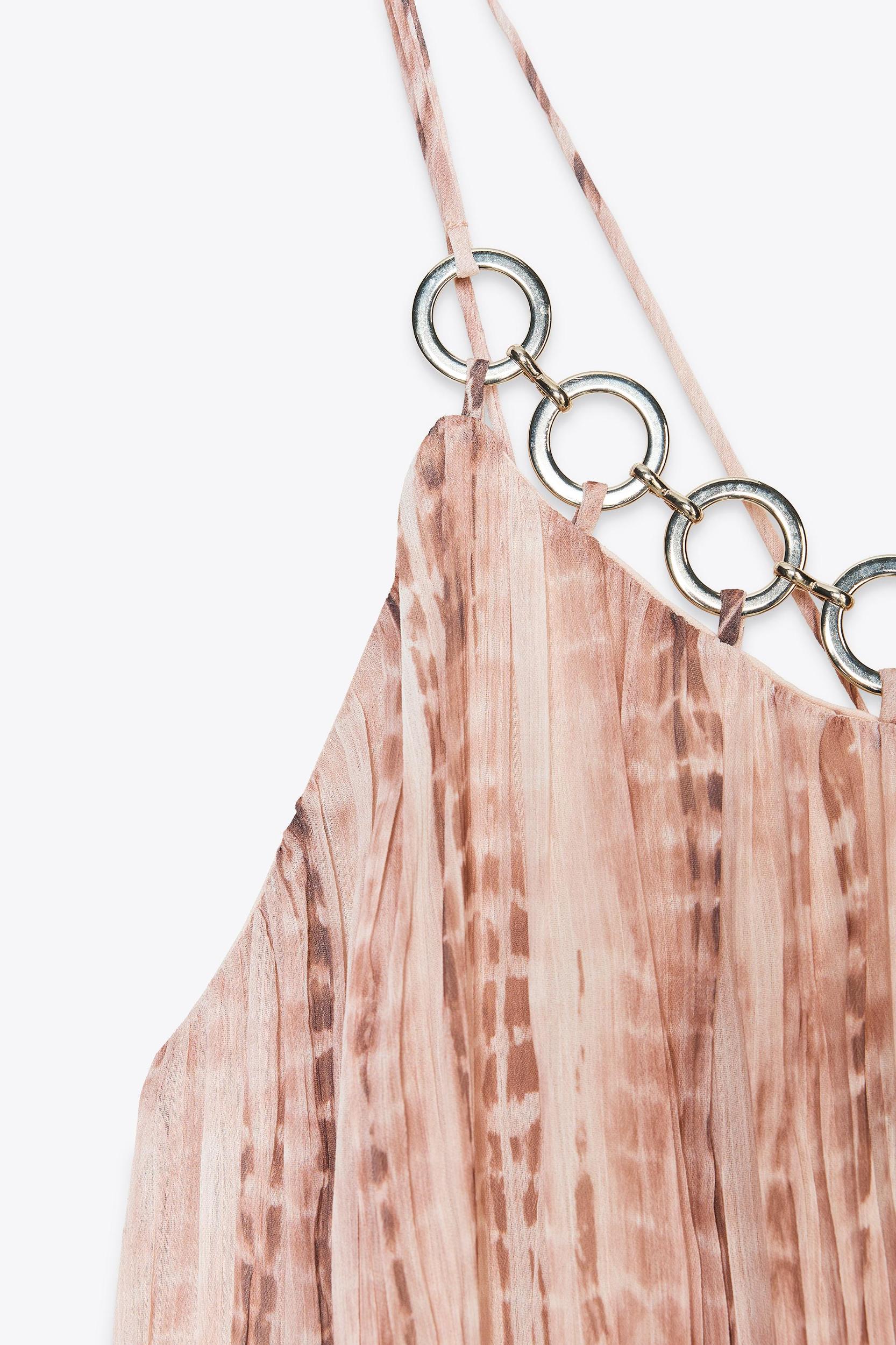 TIE-DYE DRESS WITH GROMMETS Product Image