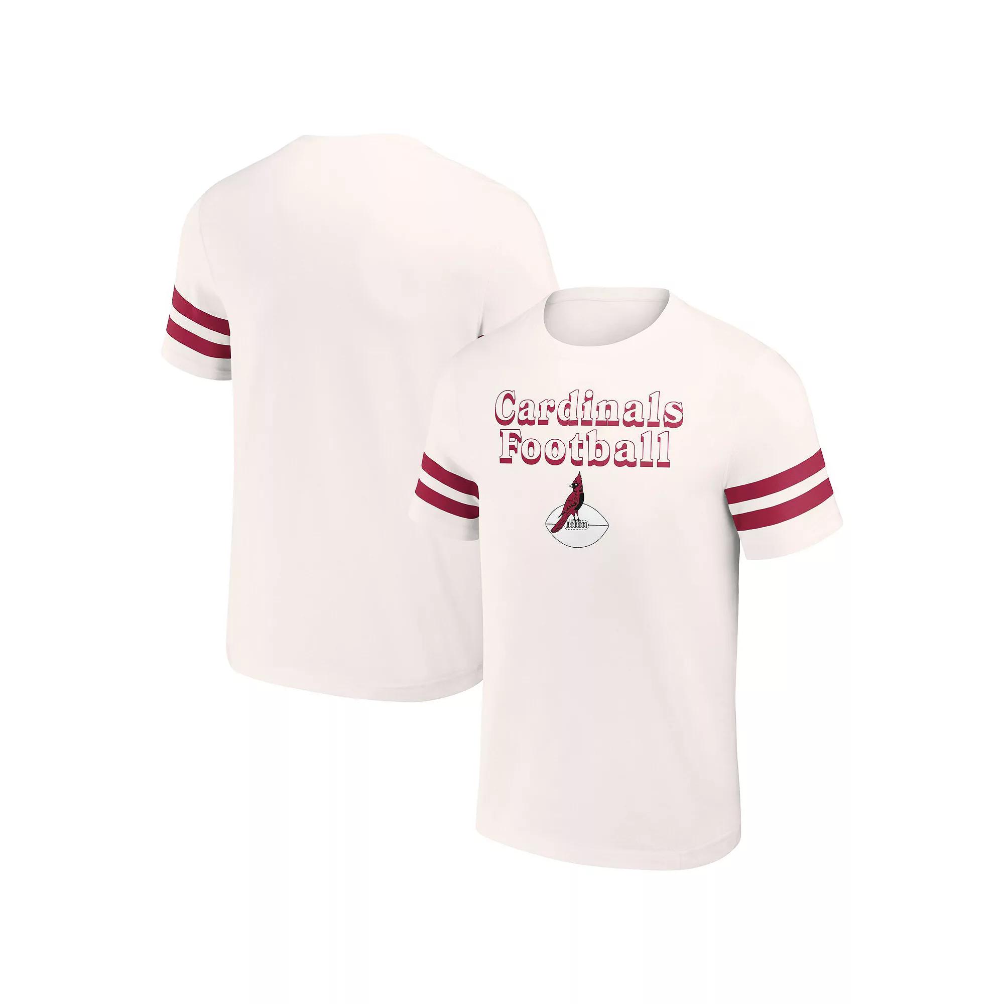 Men's NFL x Darius Rucker Collection by Fanatics Cream Arizona Cardinals Vintage T-Shirt,  Product Image