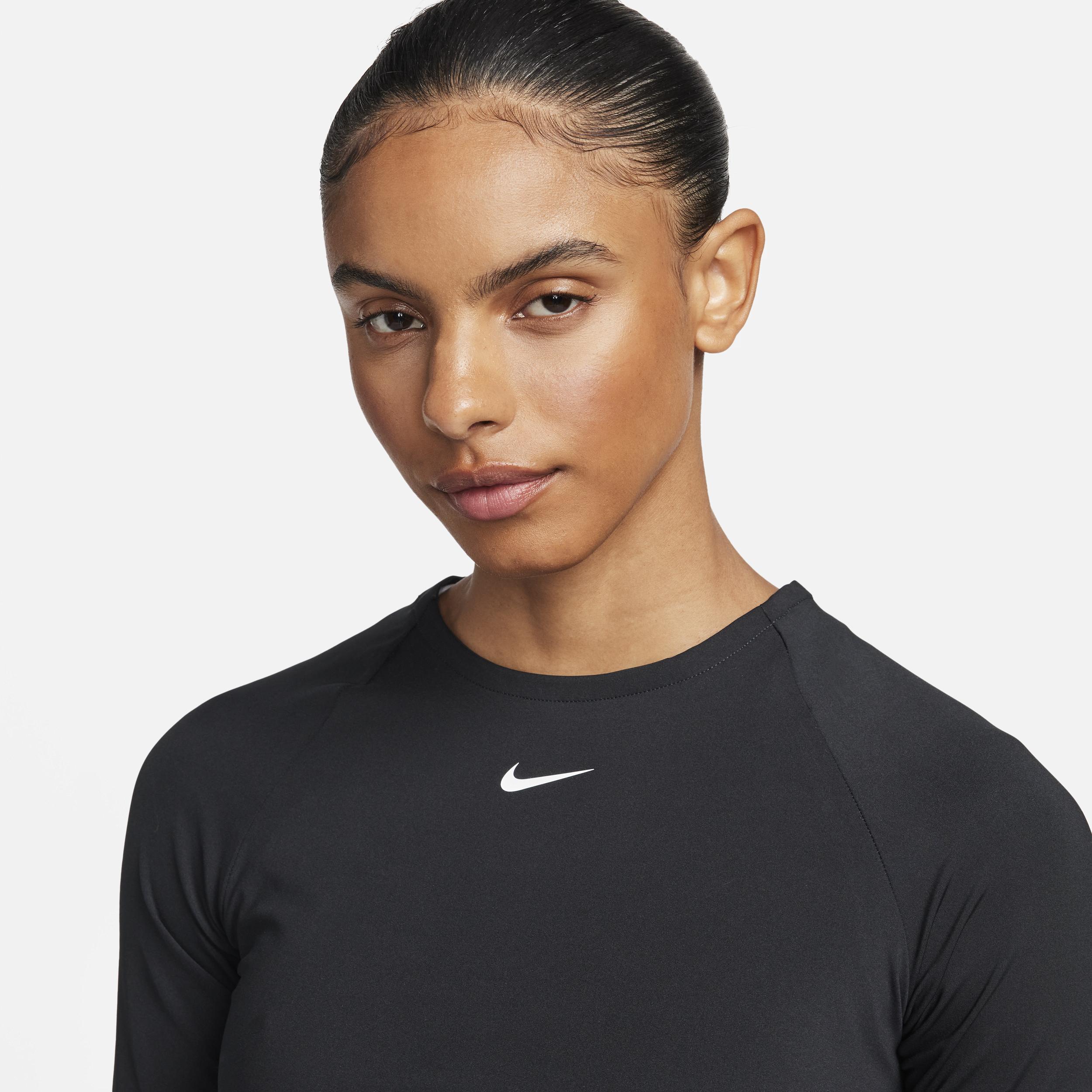 Womens Nike Pro Dri-FIT Cropped Long-Sleeve Top | FV5484-010 Product Image