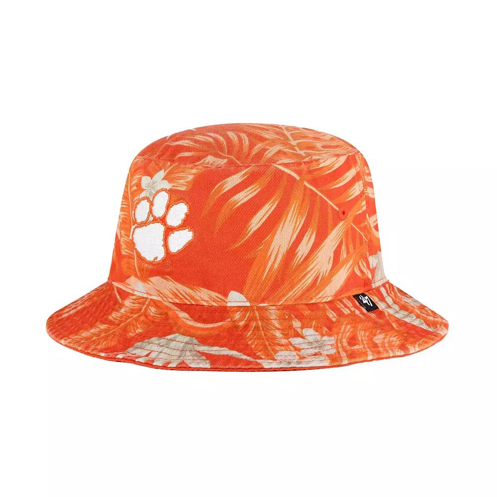 Men's '47 Orange Clemson Tigers Tropicalia Bucket Hat Product Image