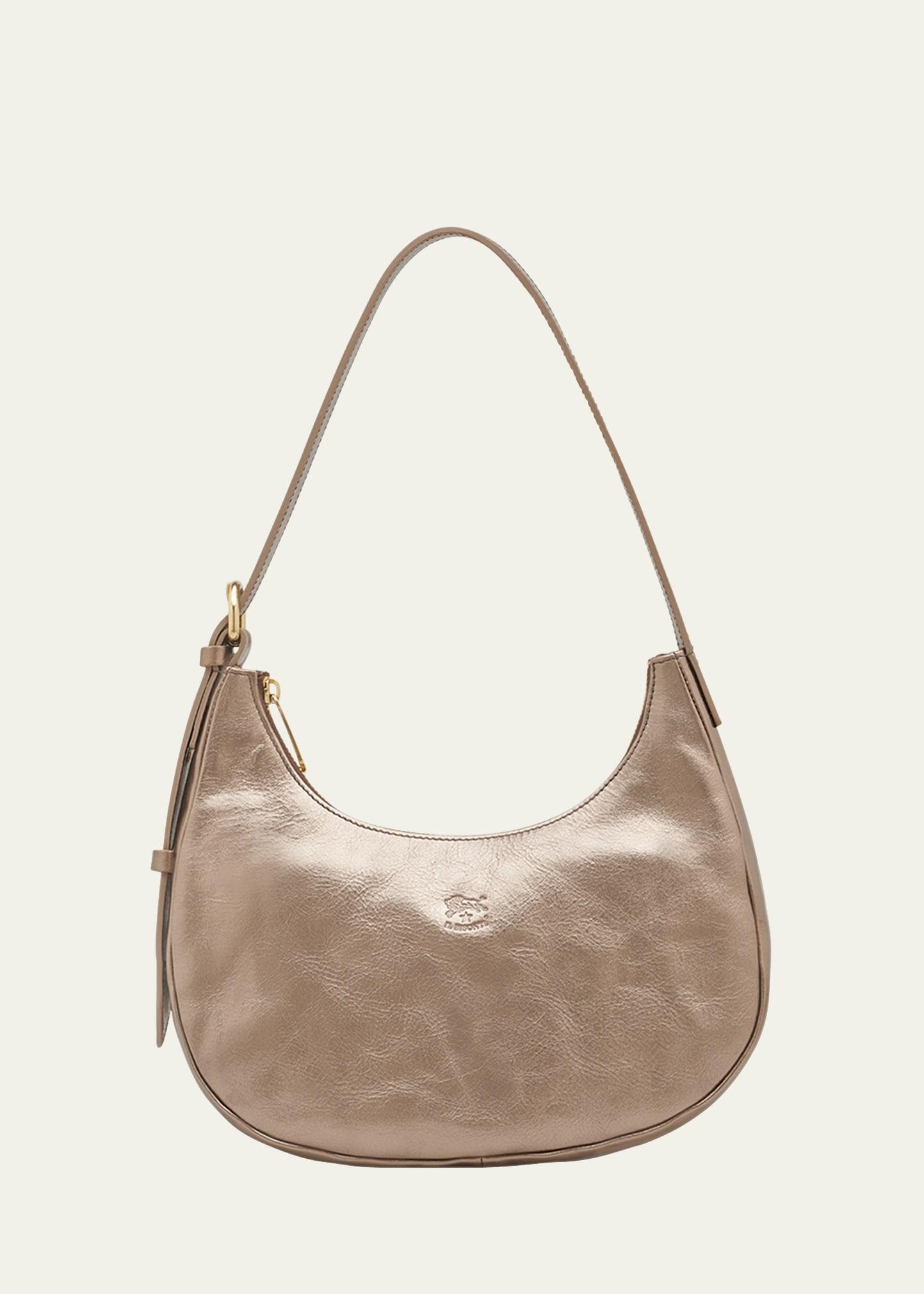 Belcanto Metallic Leather Shoulder Bag Product Image