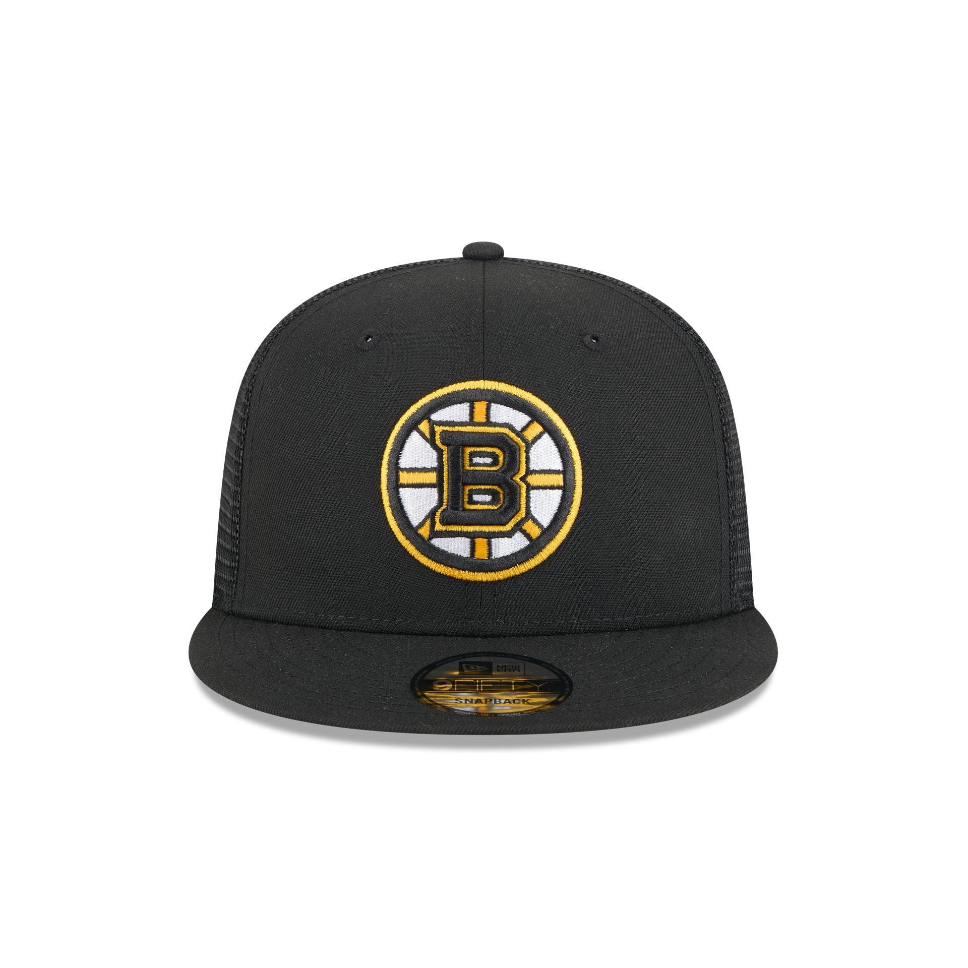 Boston Bruins Team Tag 9FIFTY Trucker Hat Male Product Image