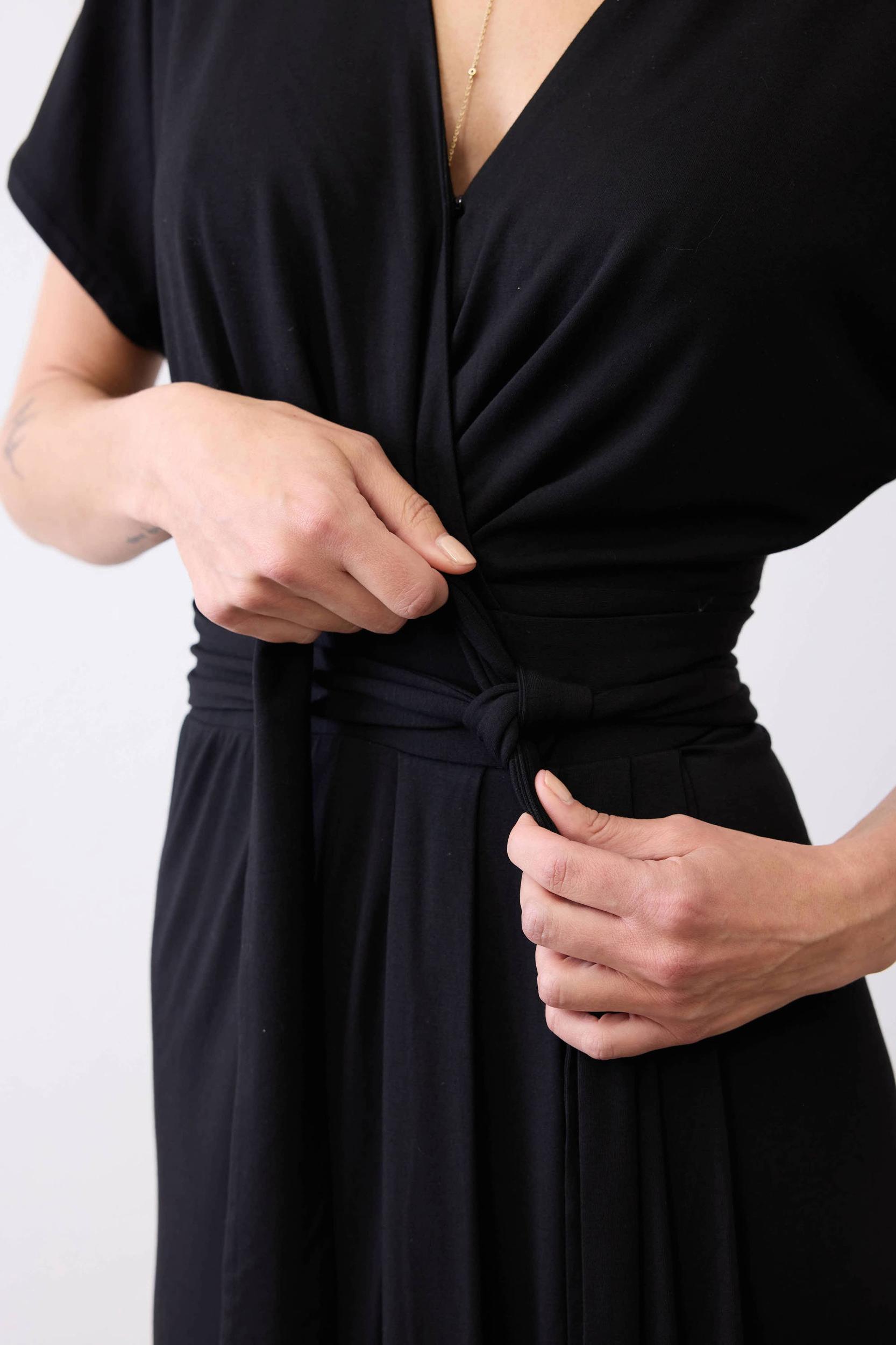 The Long Wrap Dress Product Image