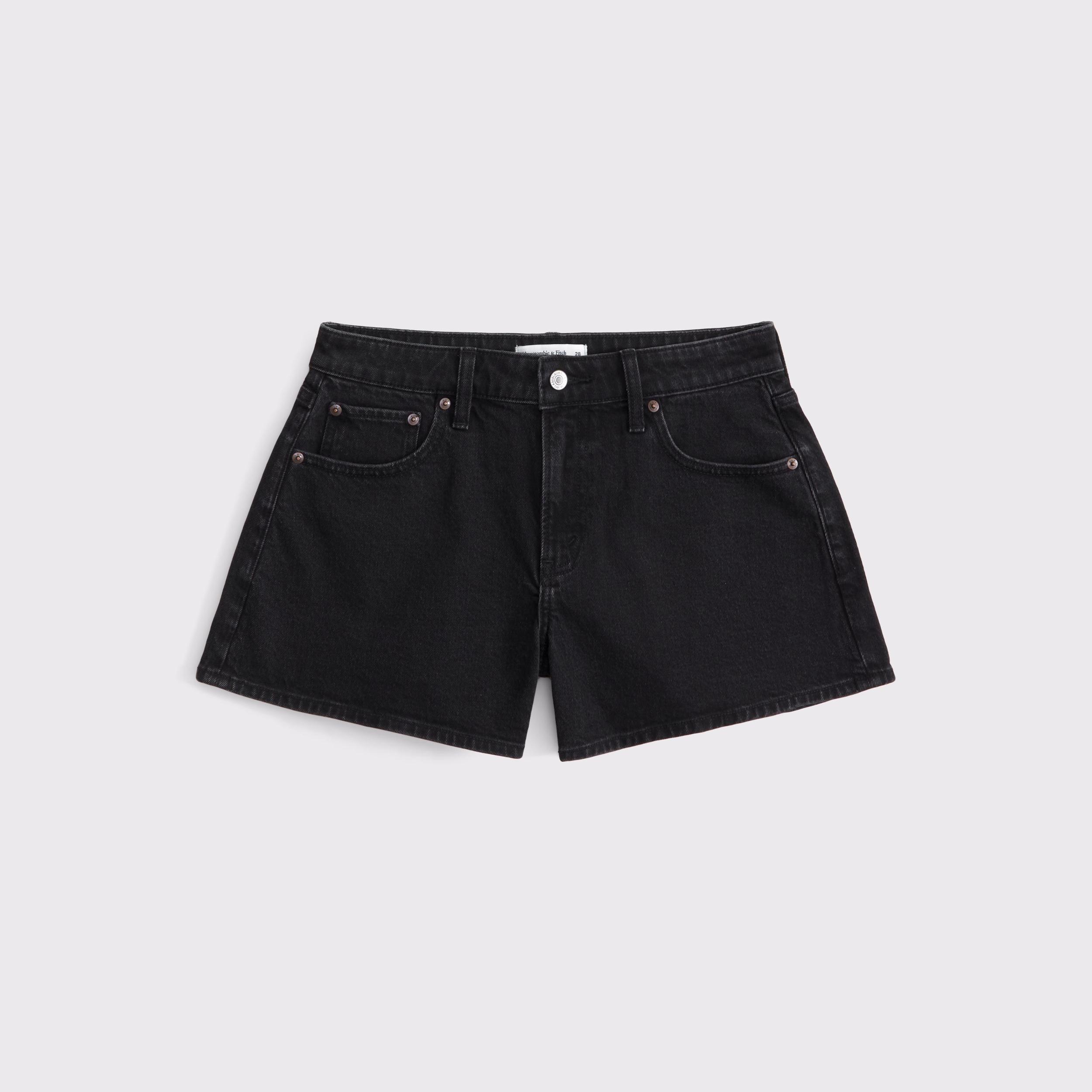 Curve Love Mid Rise A-Line Short Product Image