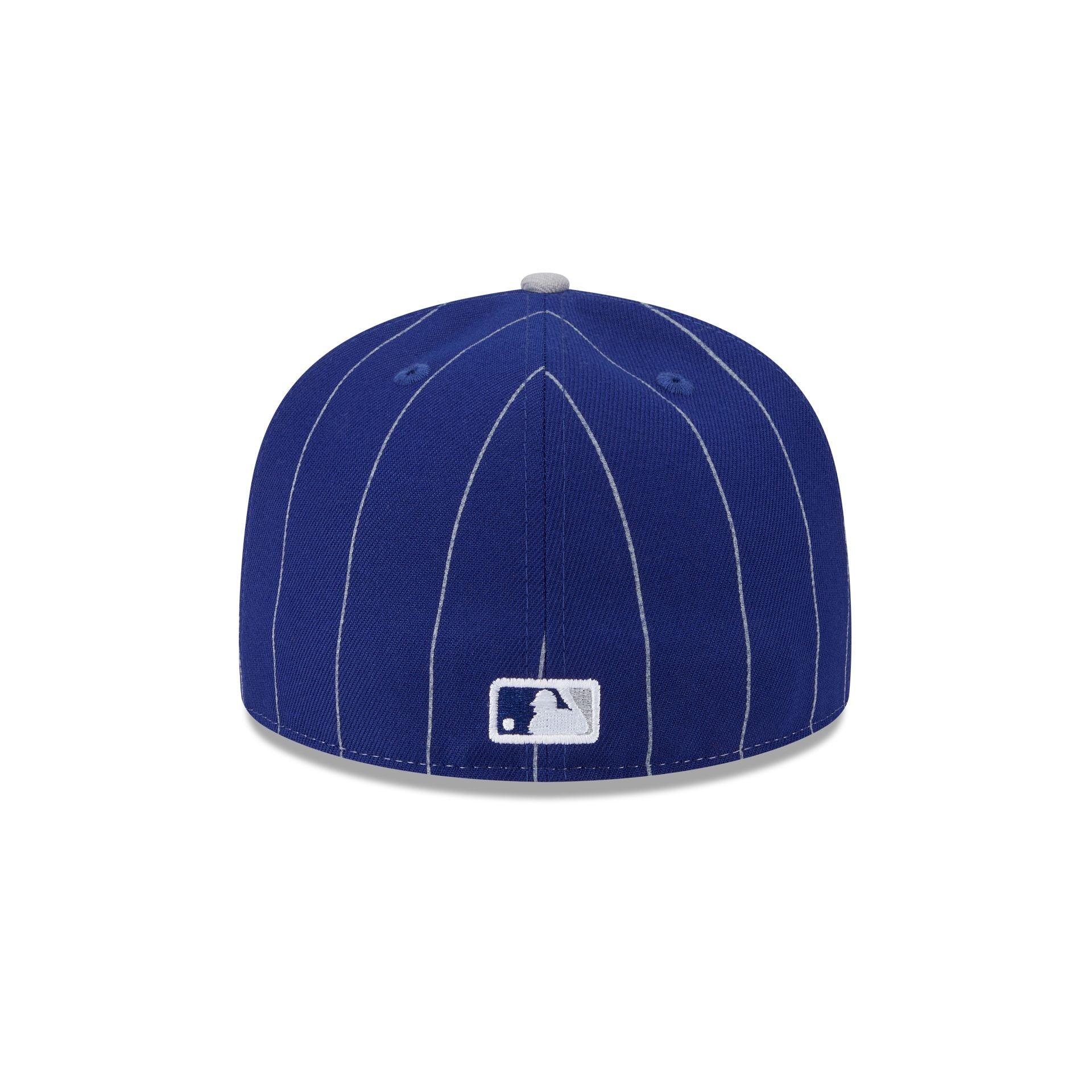 Los Angeles Dodgers Pinstripe League Pin 59FIFTY Fitted Hat Male Product Image