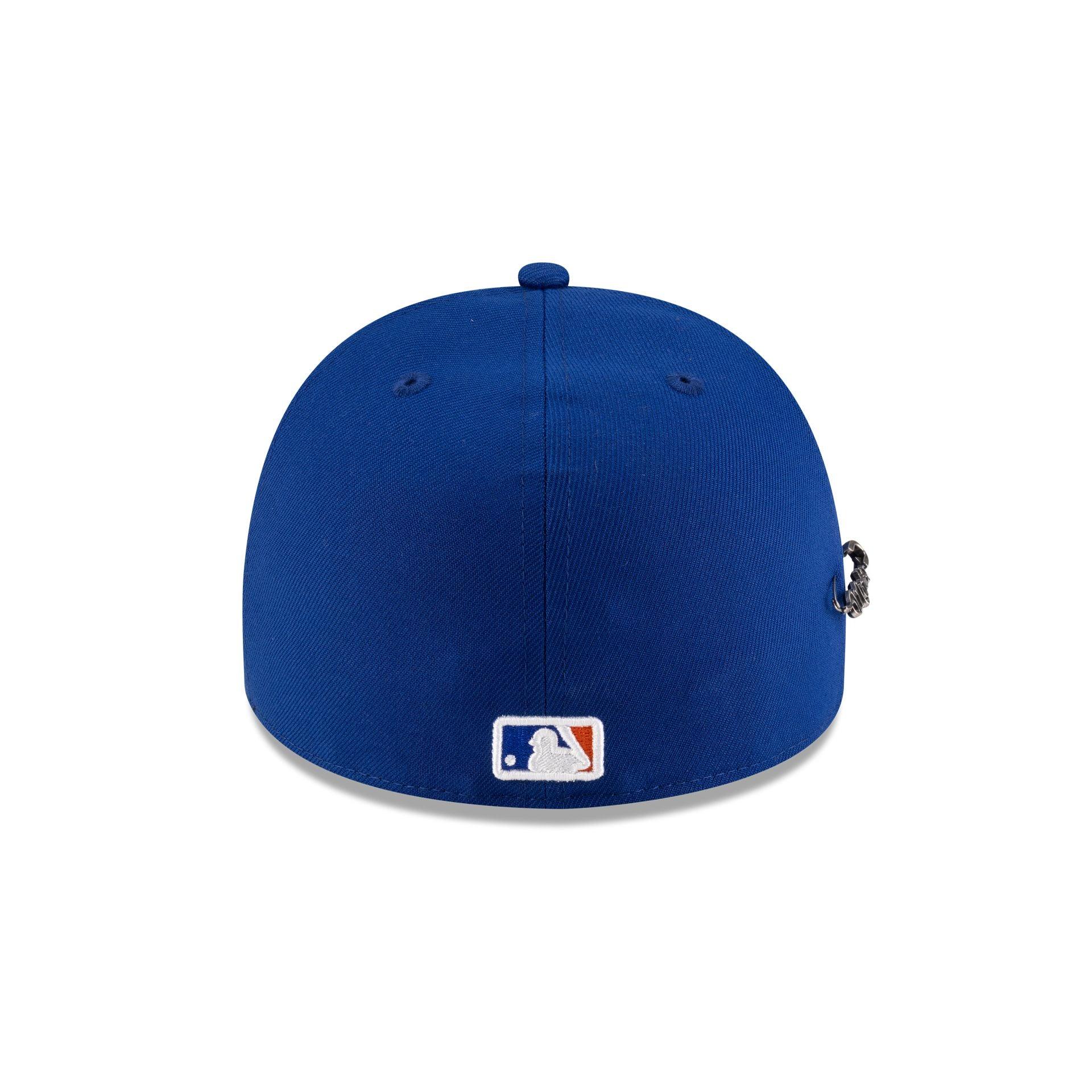 New York Mets Script Safety Pin 59FIFTY A-Frame Fitted Hat Male Product Image