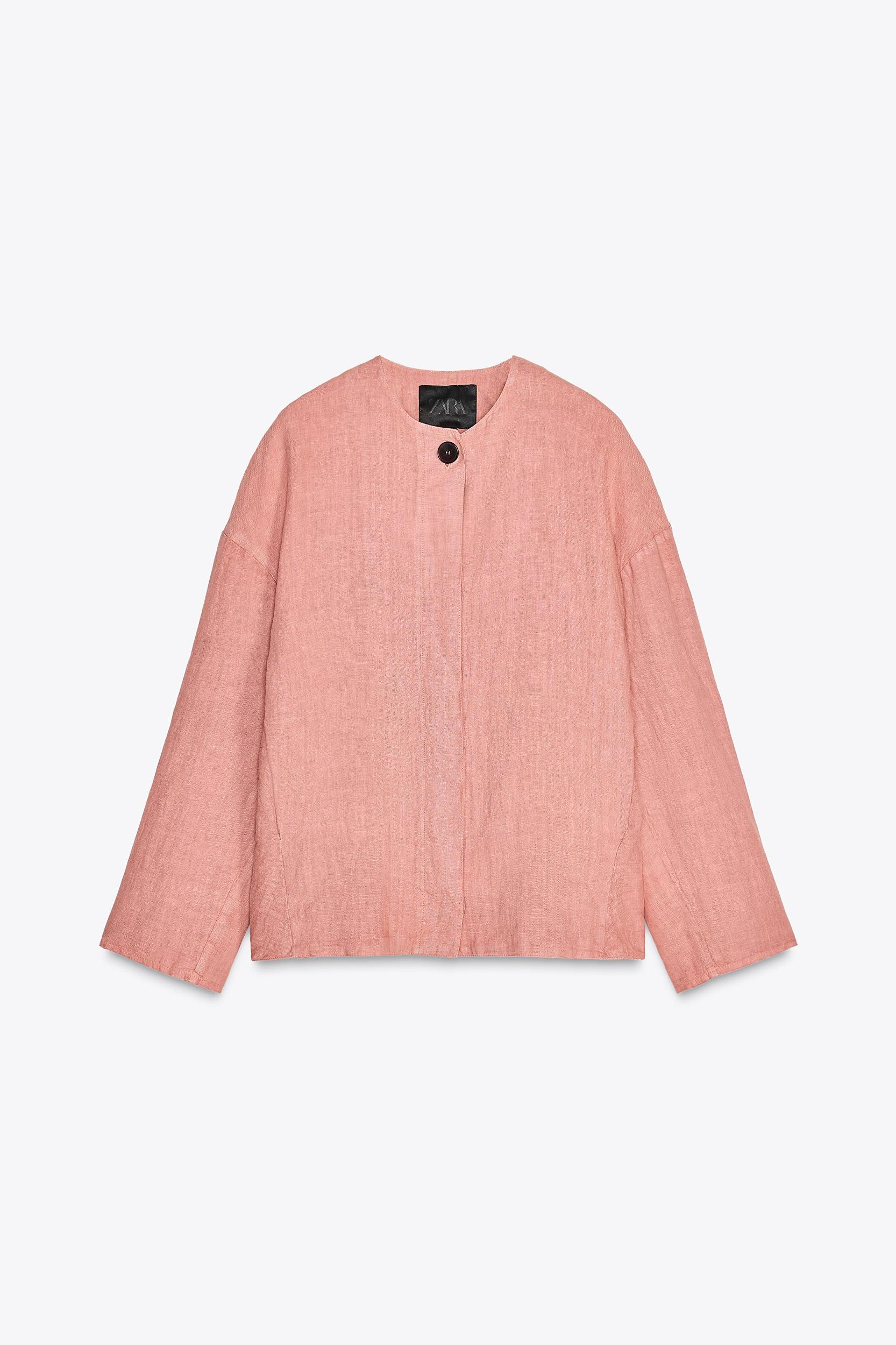 ZW COLLECTION 100% LINEN LONG BERMUDA SHORTS Product Image