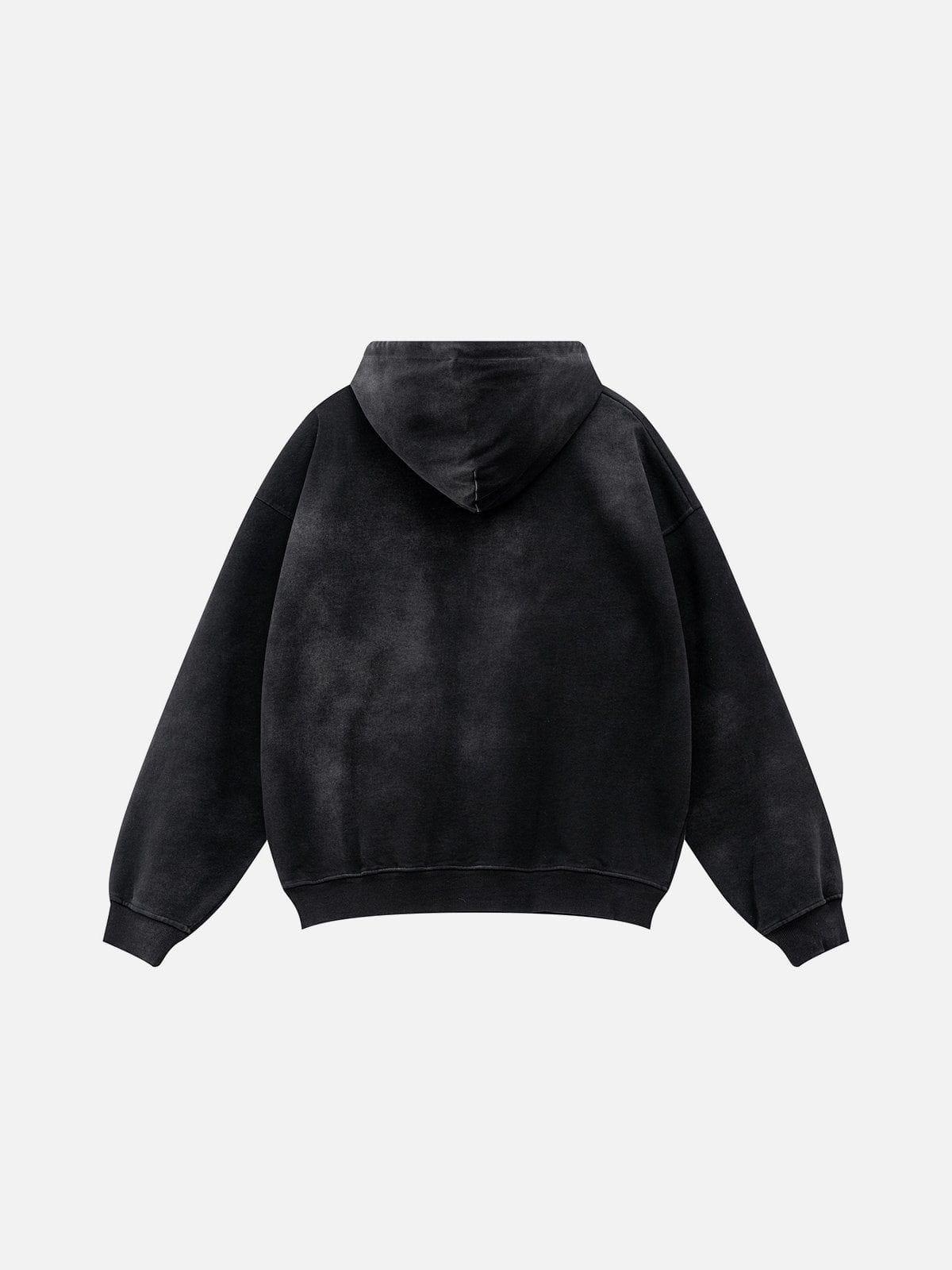 Aelfric Eden Blurring Star Graphic Washed Pullover Hoodie Product Image