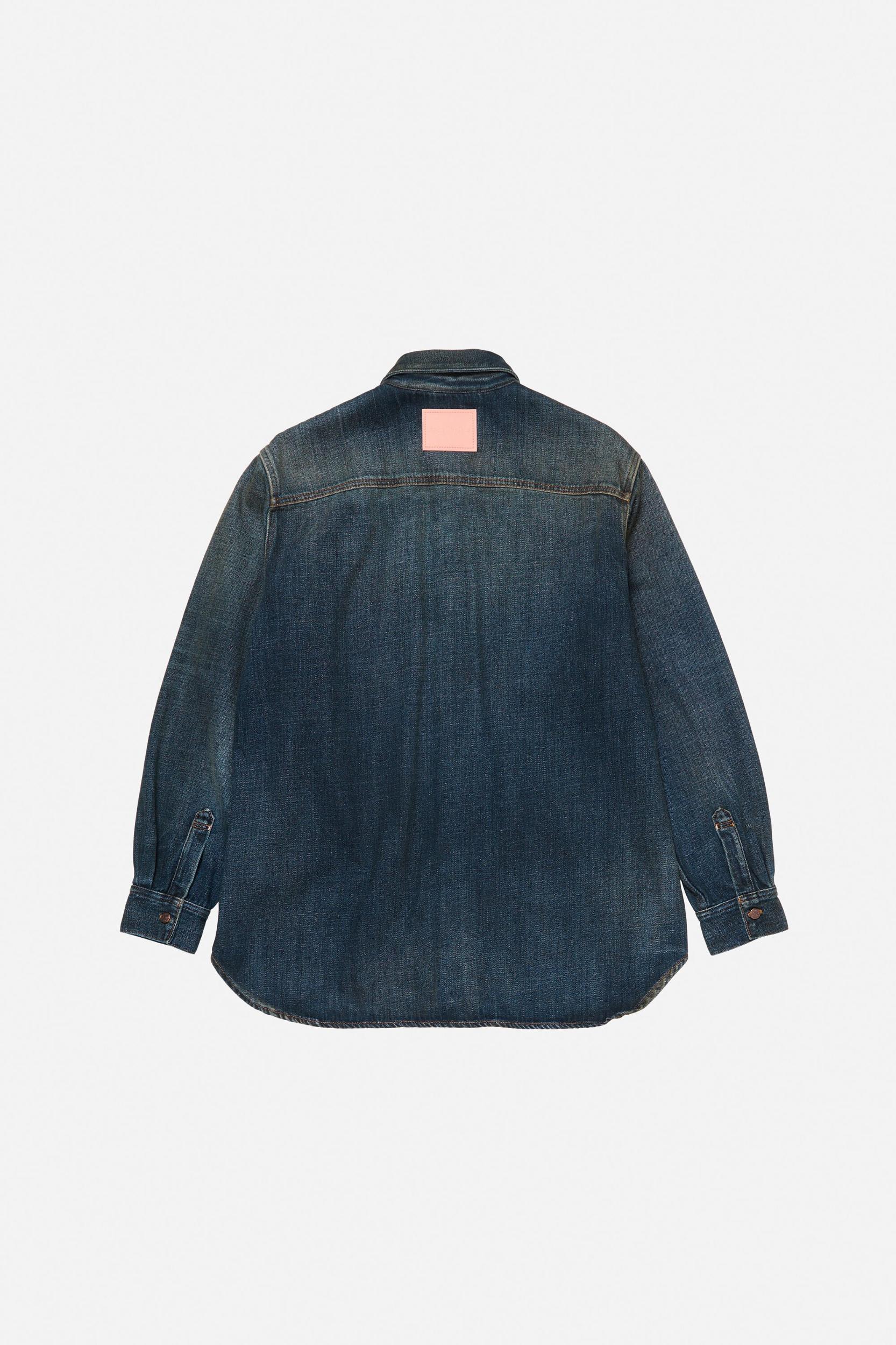 Denim button-up shirt Product Image