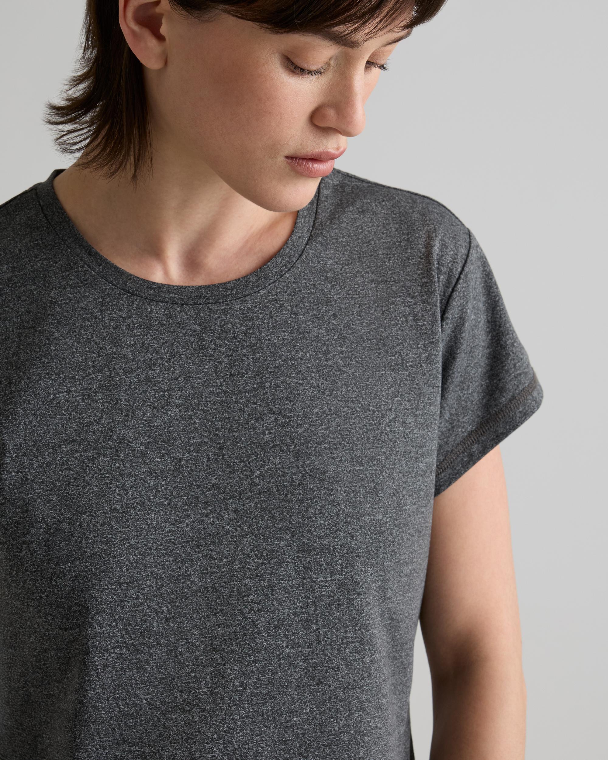 Quince | Women's Super Soft Performance T-Shirt Flowknit Activewear, Size XS, 100% Polyester Product Image