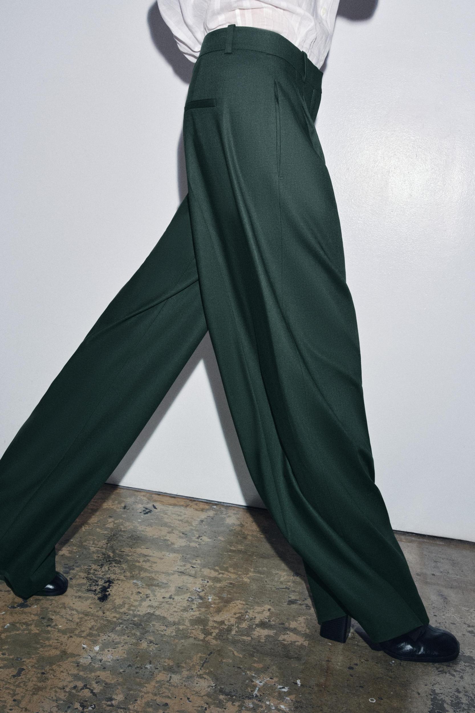 ZW COLLECTION PLEATED WIDE LEG PANTS Product Image